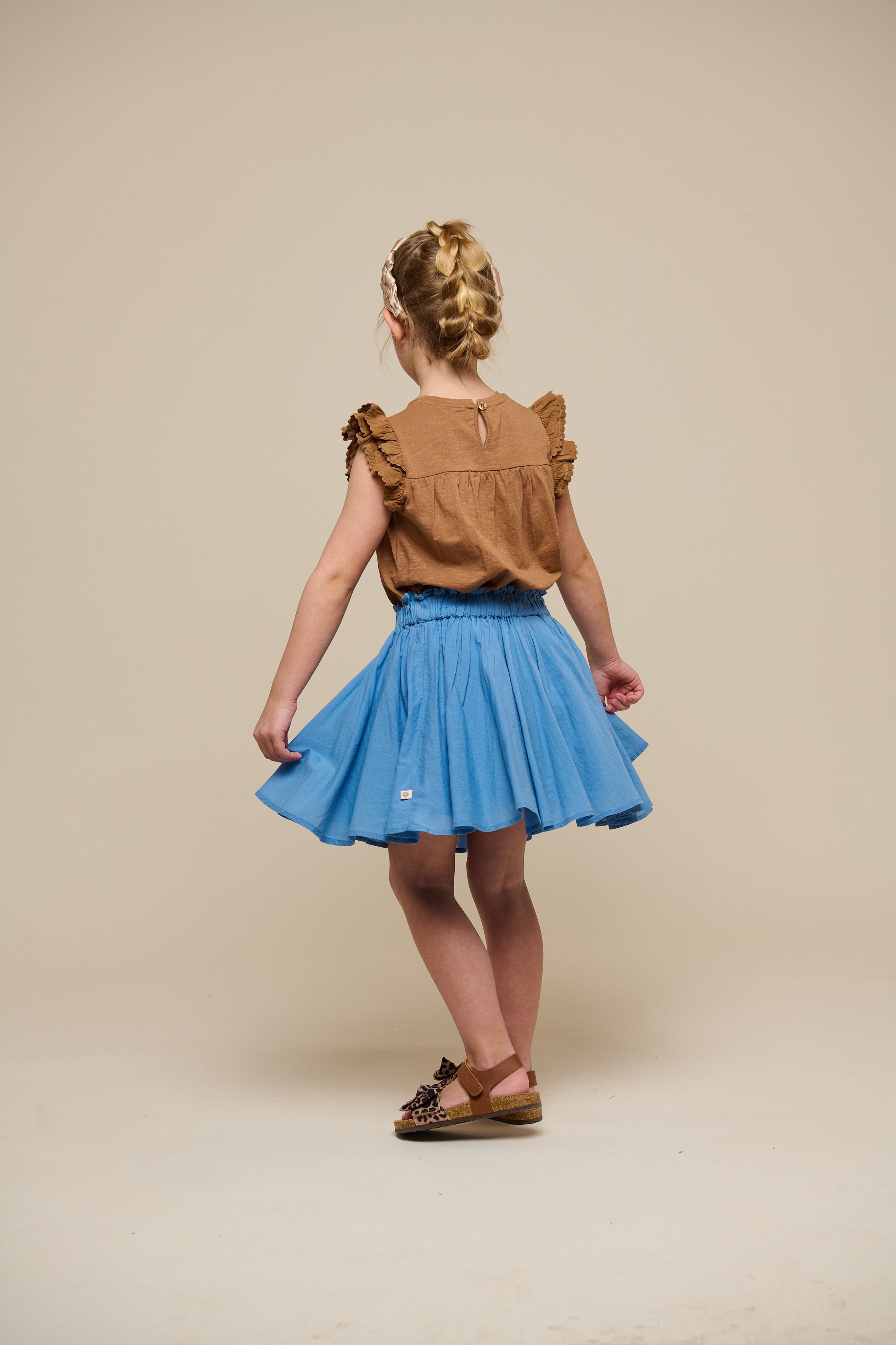 Jersey blouse met Ric Rac Ruche - Tween - Coconut | 101072 Gabriella