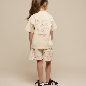 Cool Times T-shirt - Tween - Offwhite | 101248 Kira