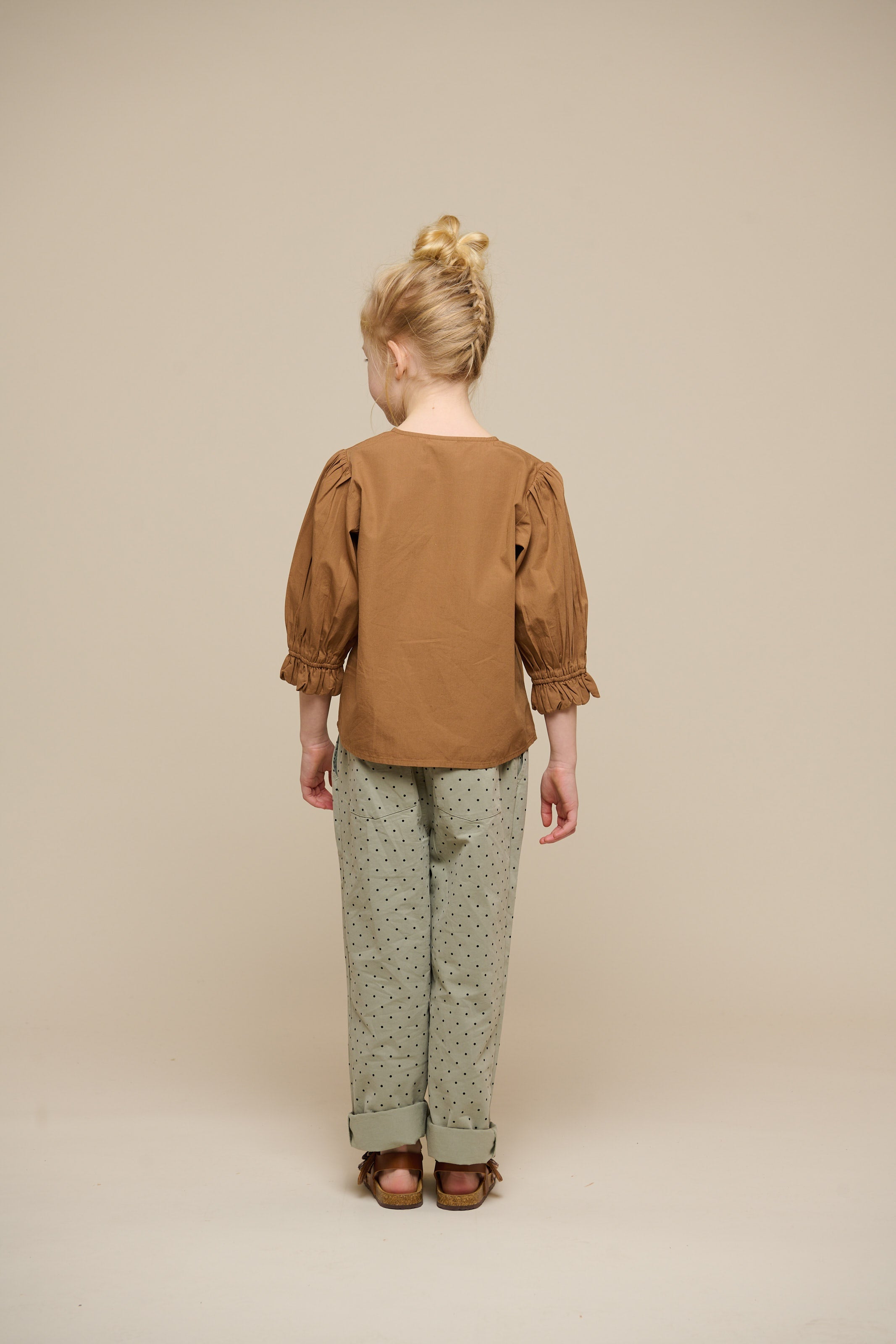 Poplin blouse met geschulpte rand - Tween - Coconut | 101077 Joy
