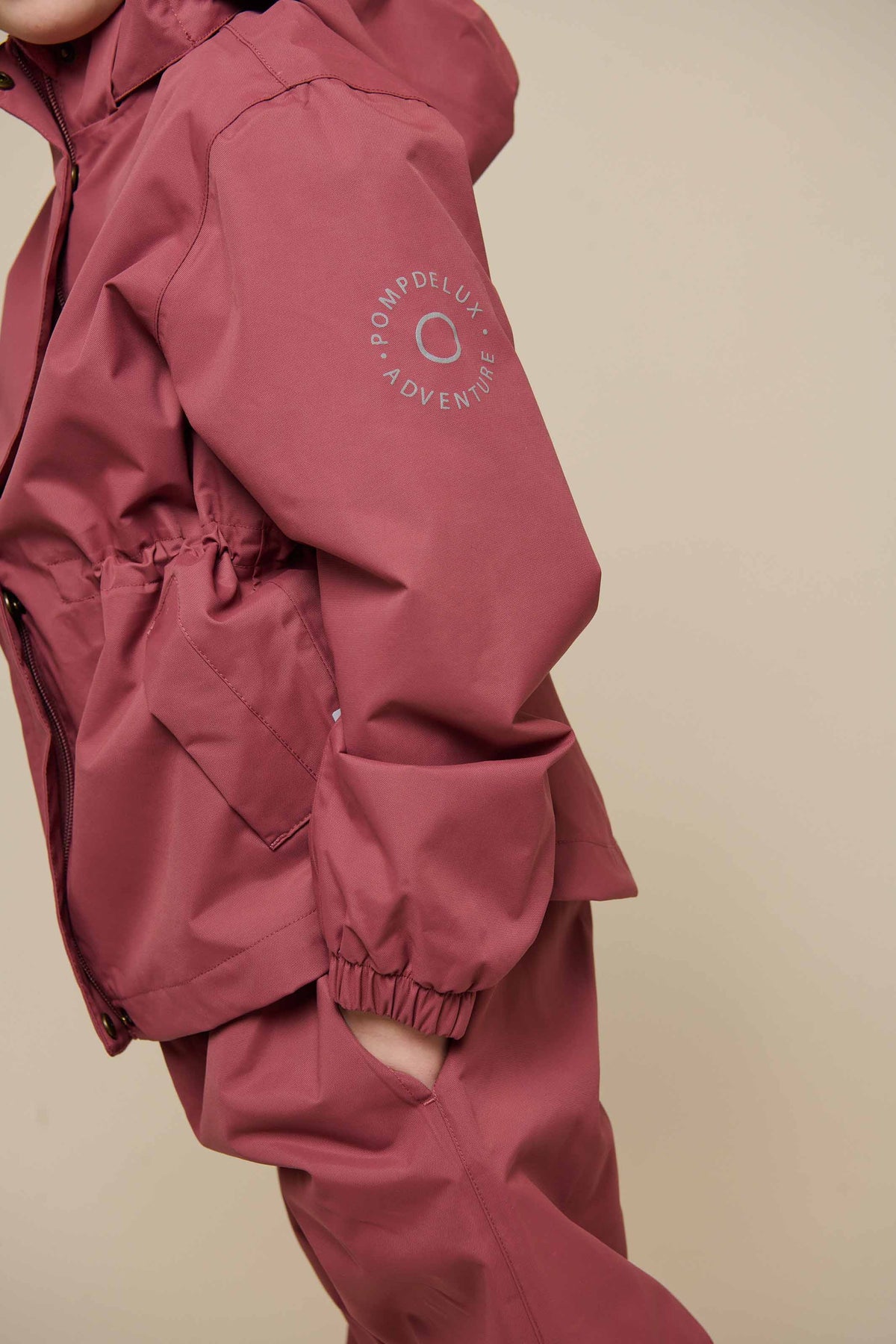 Shell Jacket with Drawstring - Tween - Vintage Red | 100496 Lucy