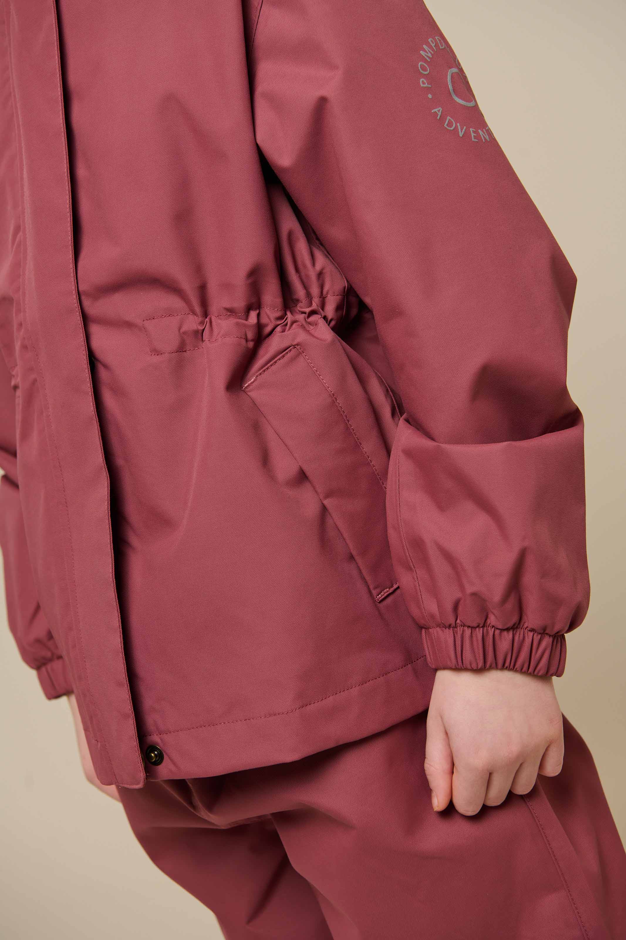 Shell-jas met trekkoord - Tween - Vintage Red | 100496 Lucy