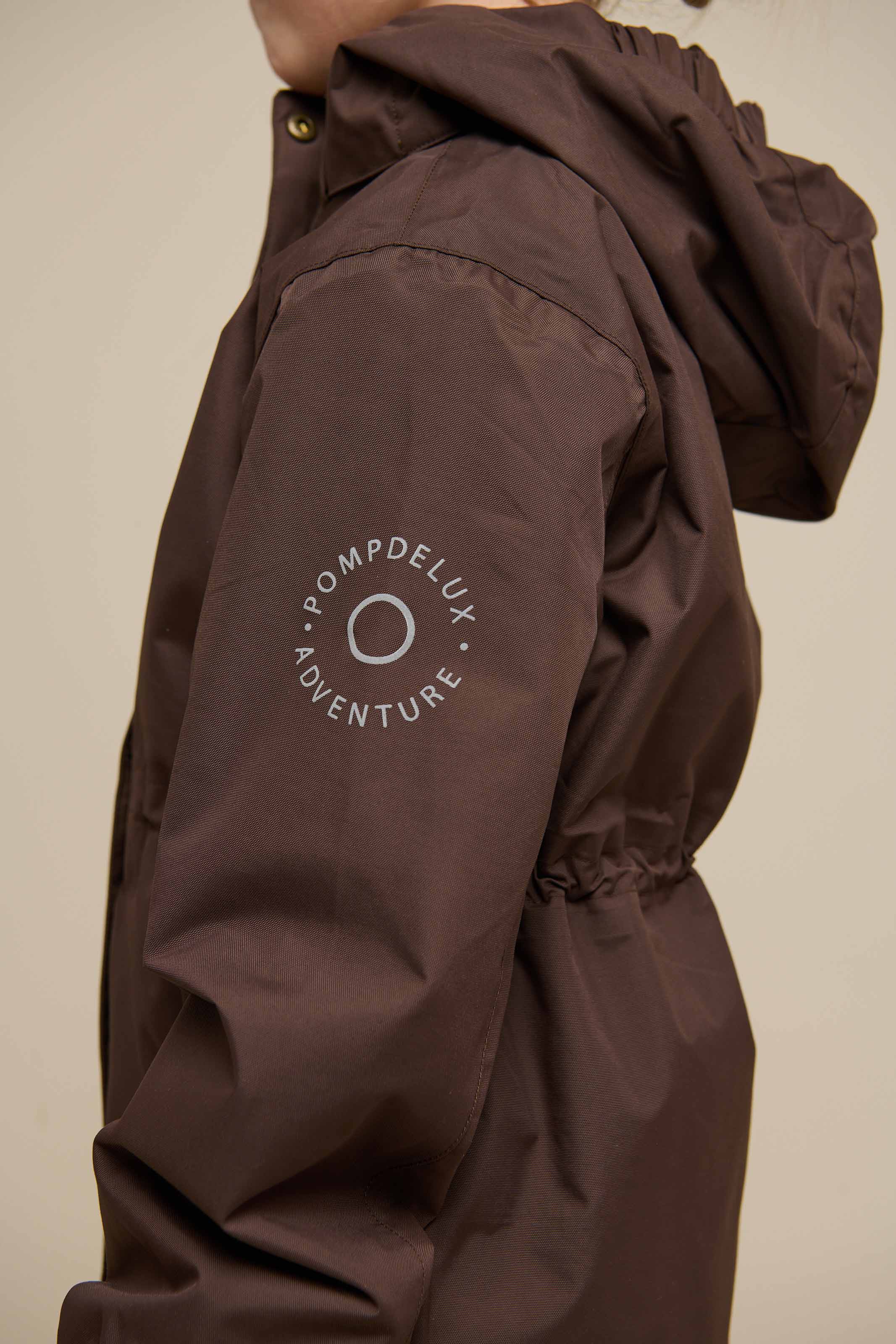 Shell-jas met trekkoord - Tween - Chocolate | 100498 Lucy