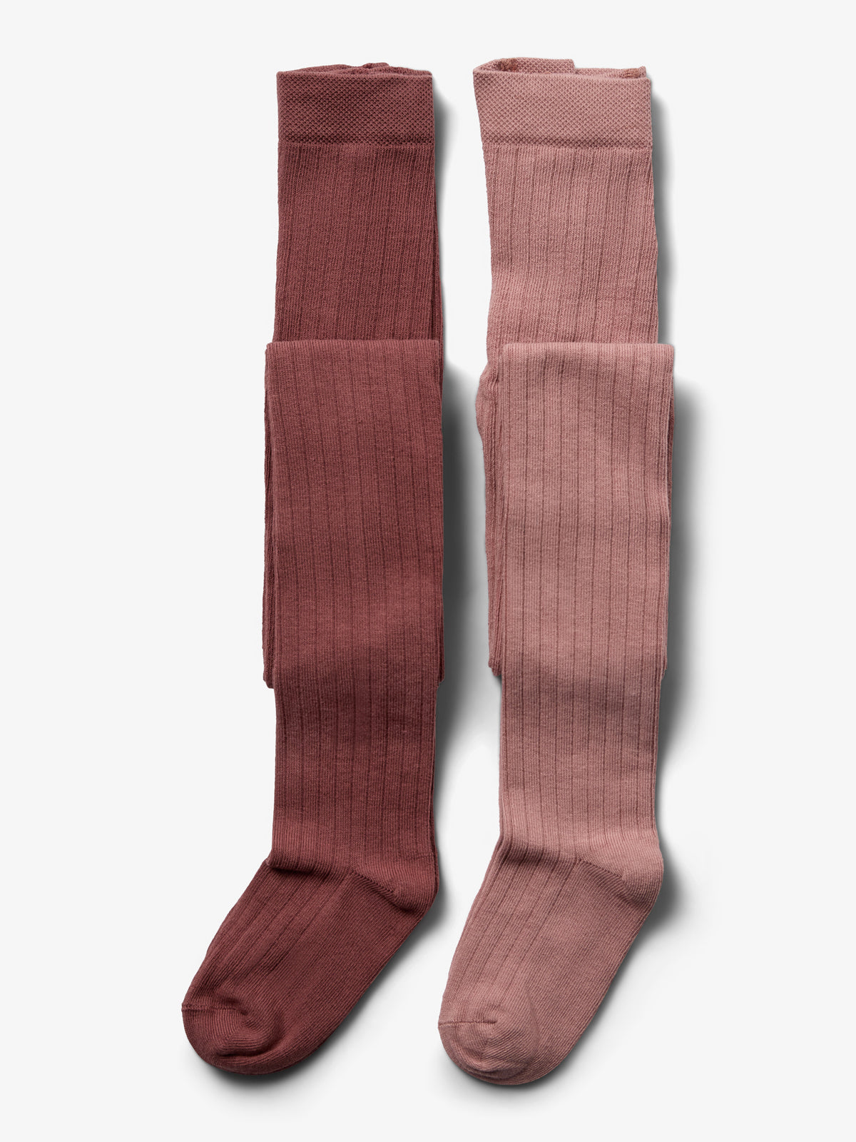 2-pak panty's - Tweens - Dusty Rose /Dark Rose
