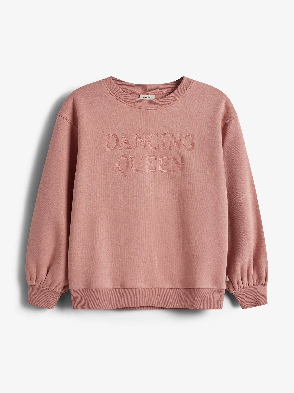 Extra groot sweatshirt met borduursel - Tweens - Dusty Rose