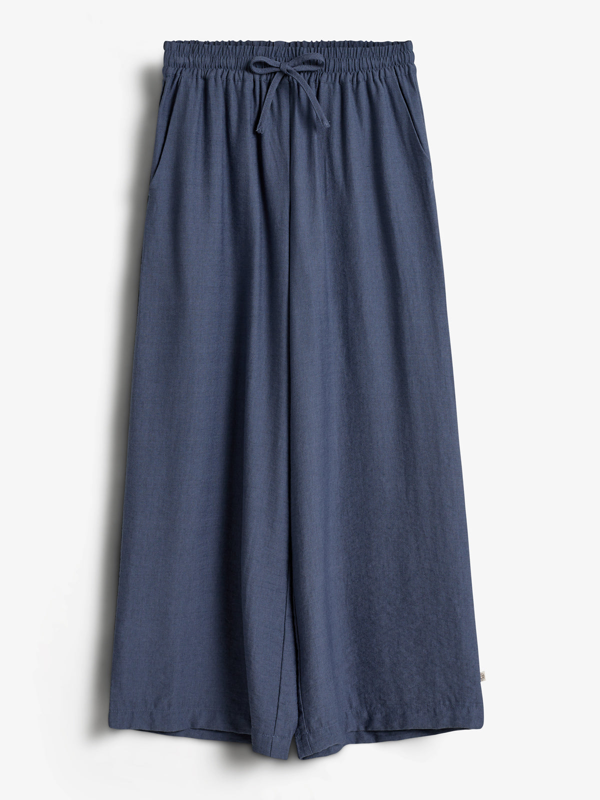 Vloeiende wijde broek - Tweens - Vintage Blue