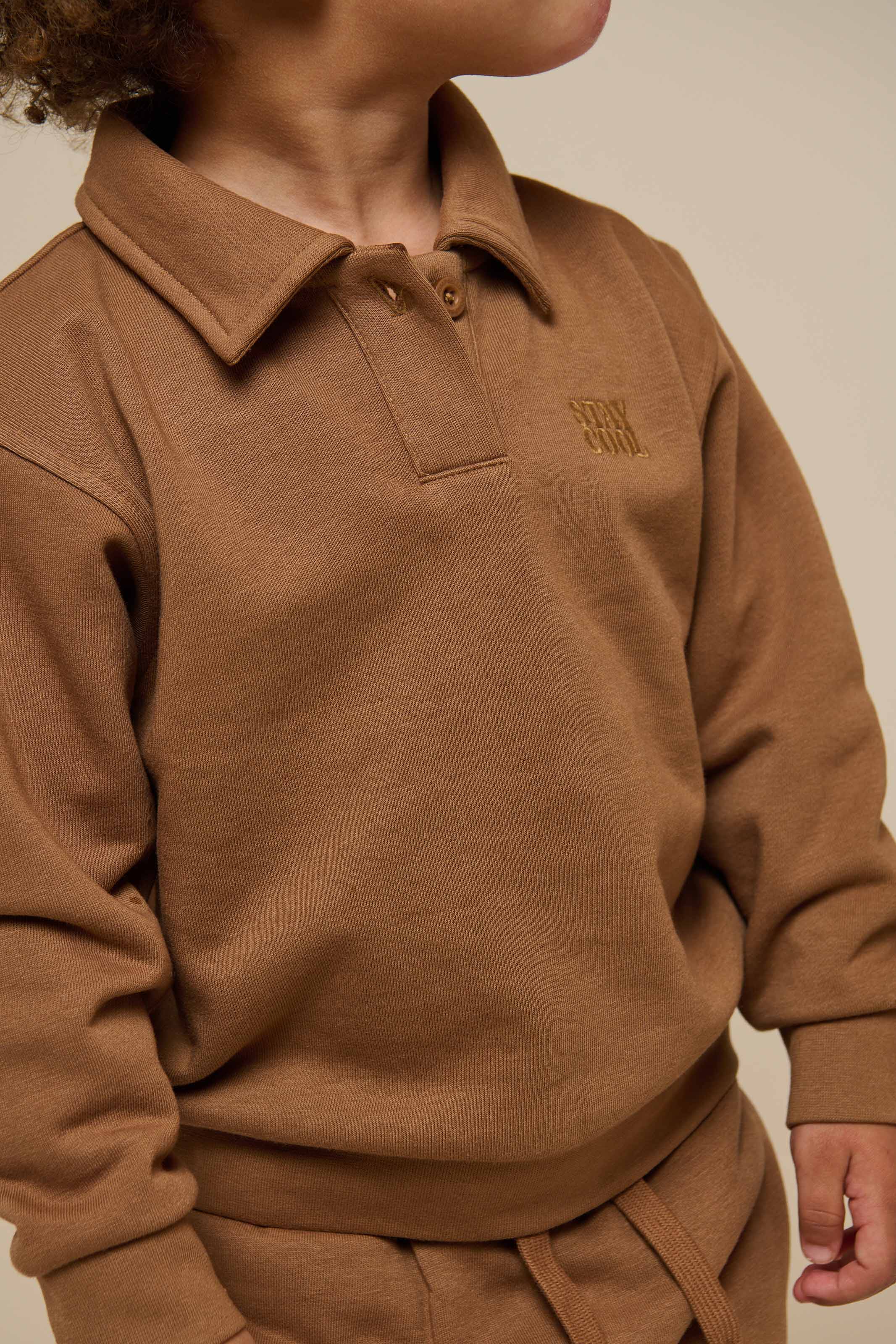 Polo Sweatshirt - Kids - Coconut | 101255 Carter