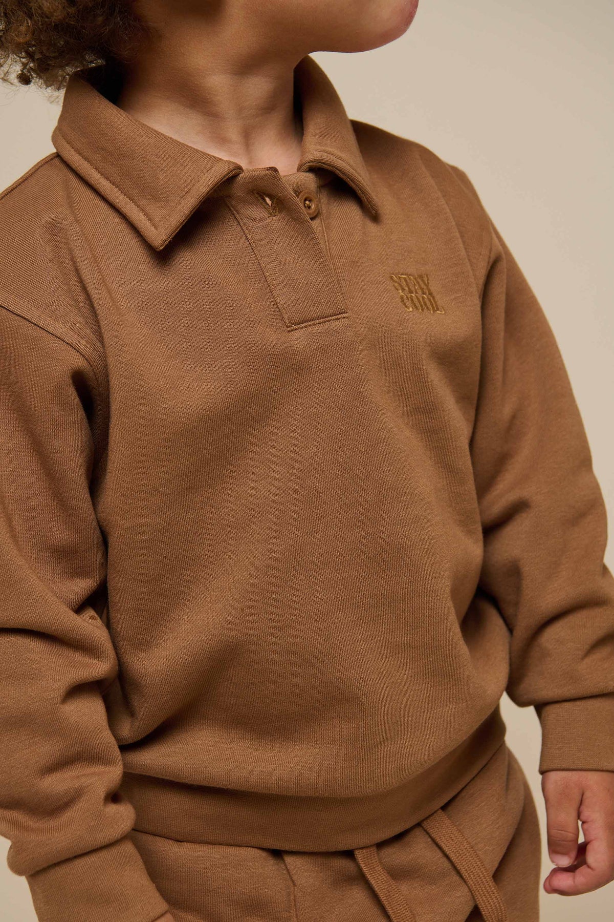 Polo Sweatshirt - Kids - Coconut | 101255 Carter