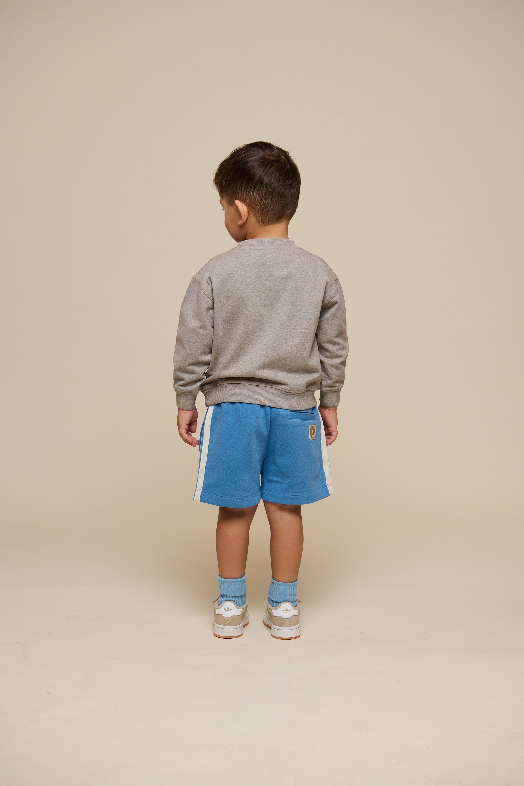 Crewneck sweatshirt - Kids - Grey melange | 101161 Nathan