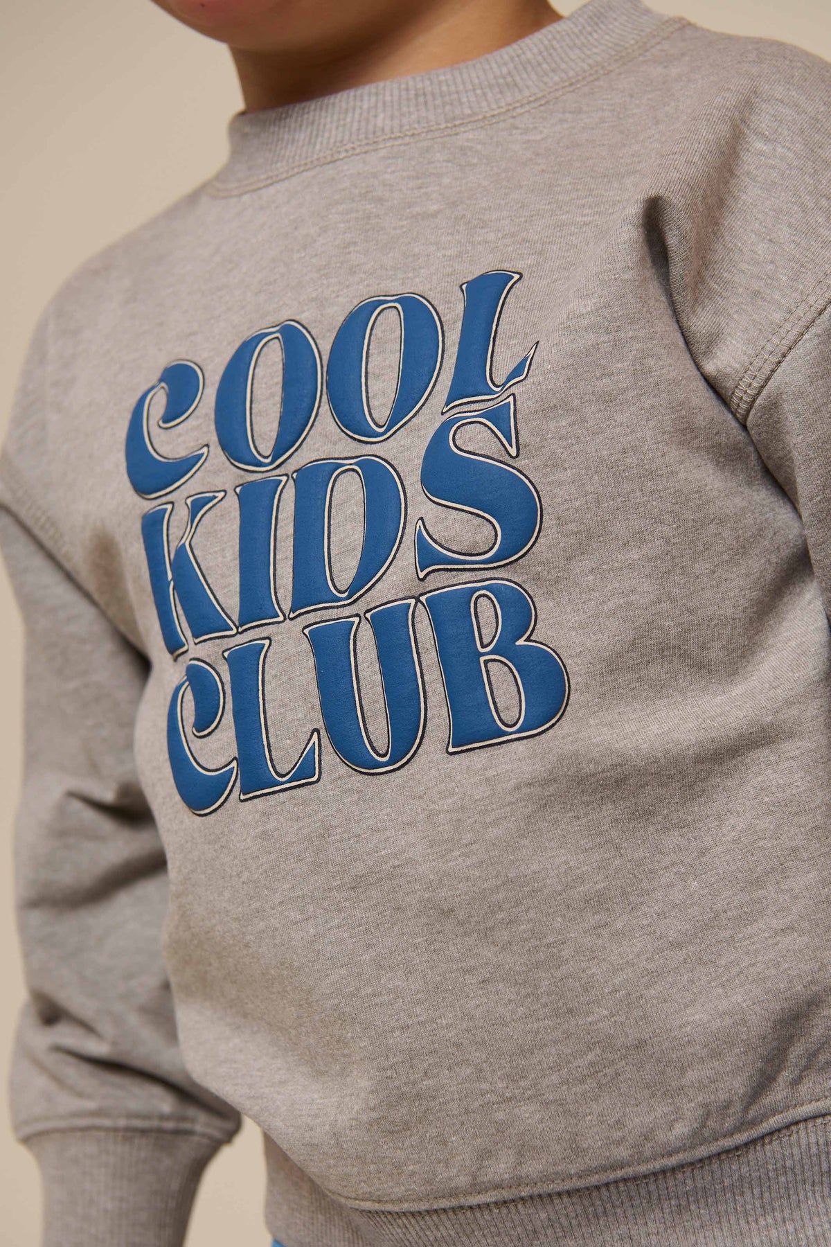 Crewneck Sweatshirt - Kids - Grey melange | 101161 Nathan