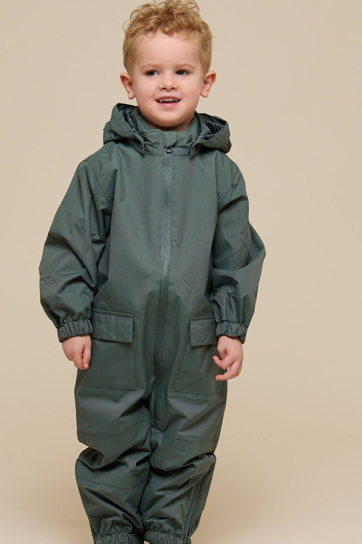 Shell overall - Kids - Dusty Dark Green | 100511 Dundee
