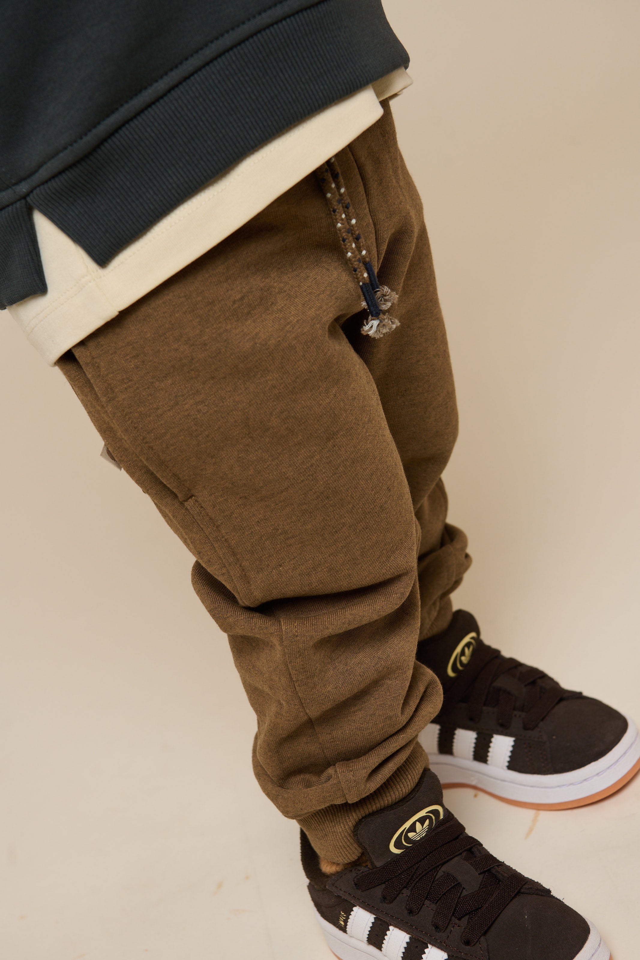 Zweetbroek - Kids - Coffe Melange | 100896 Justin