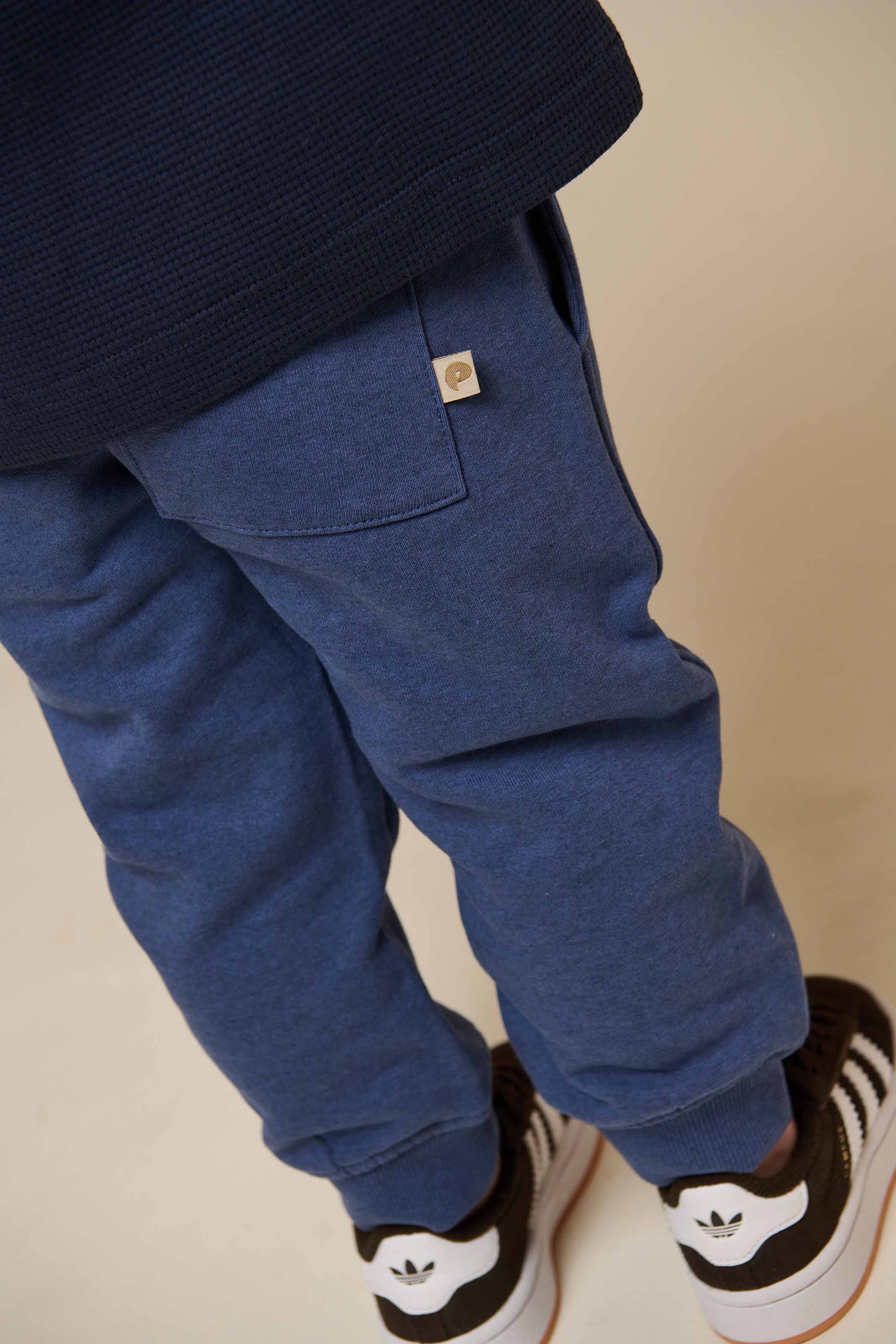Zweetbroek - Kids - Indigo Blue Melange | 100894 Justin
