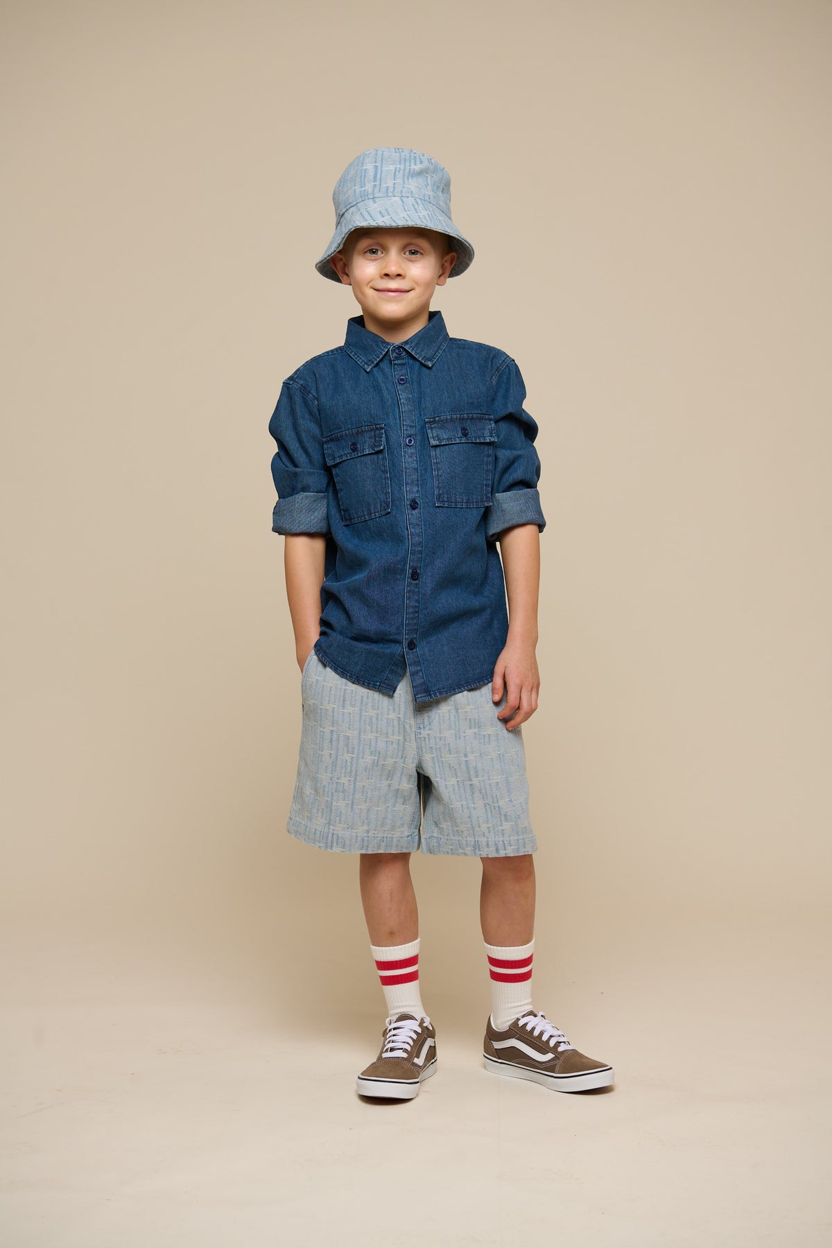 Denim overhemd - Kids - Dark Blue Denim | 100176 Delhi