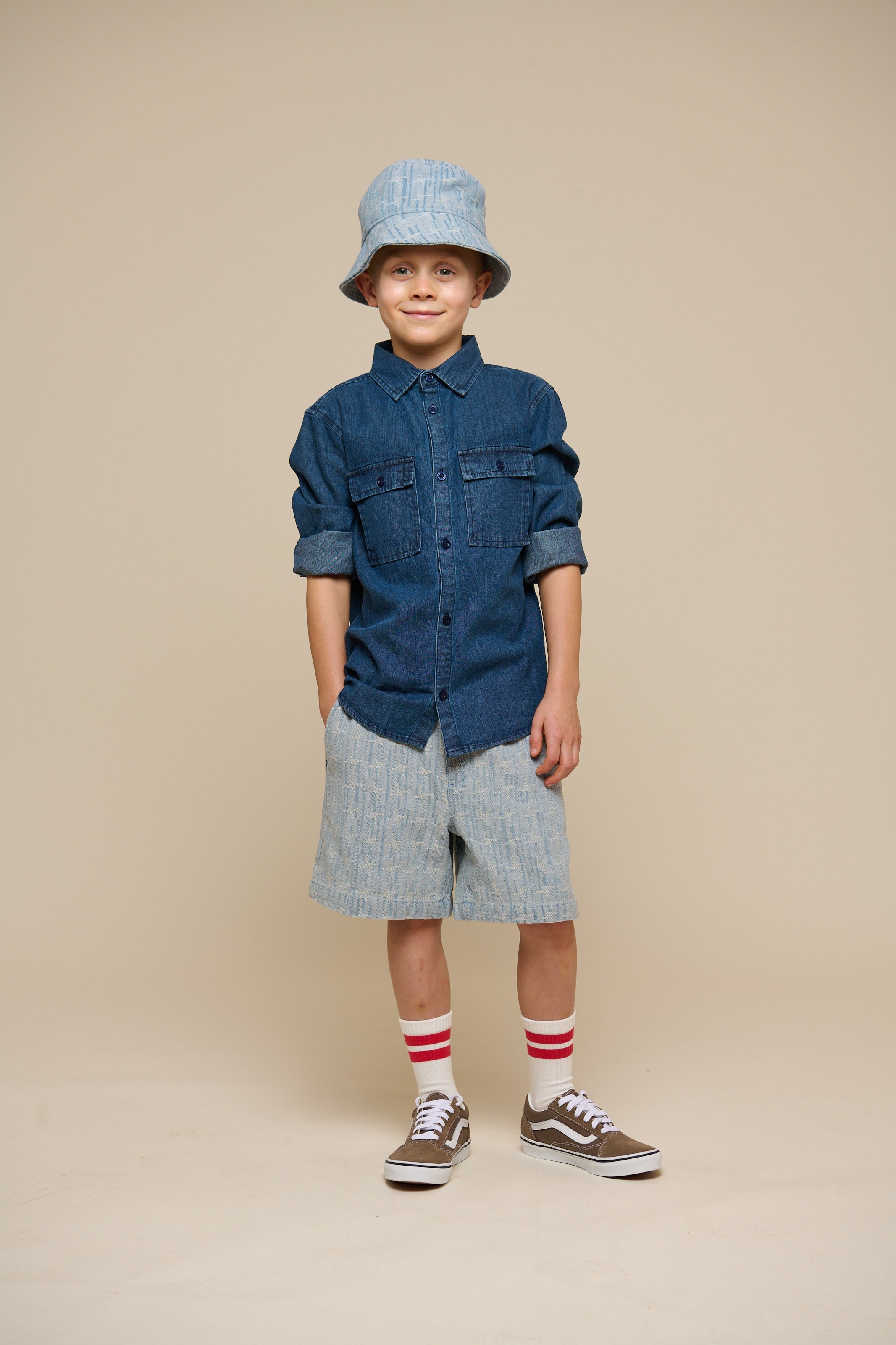 Denim overhemd - Kids - Dark Blue Denim | 100176 Delhi