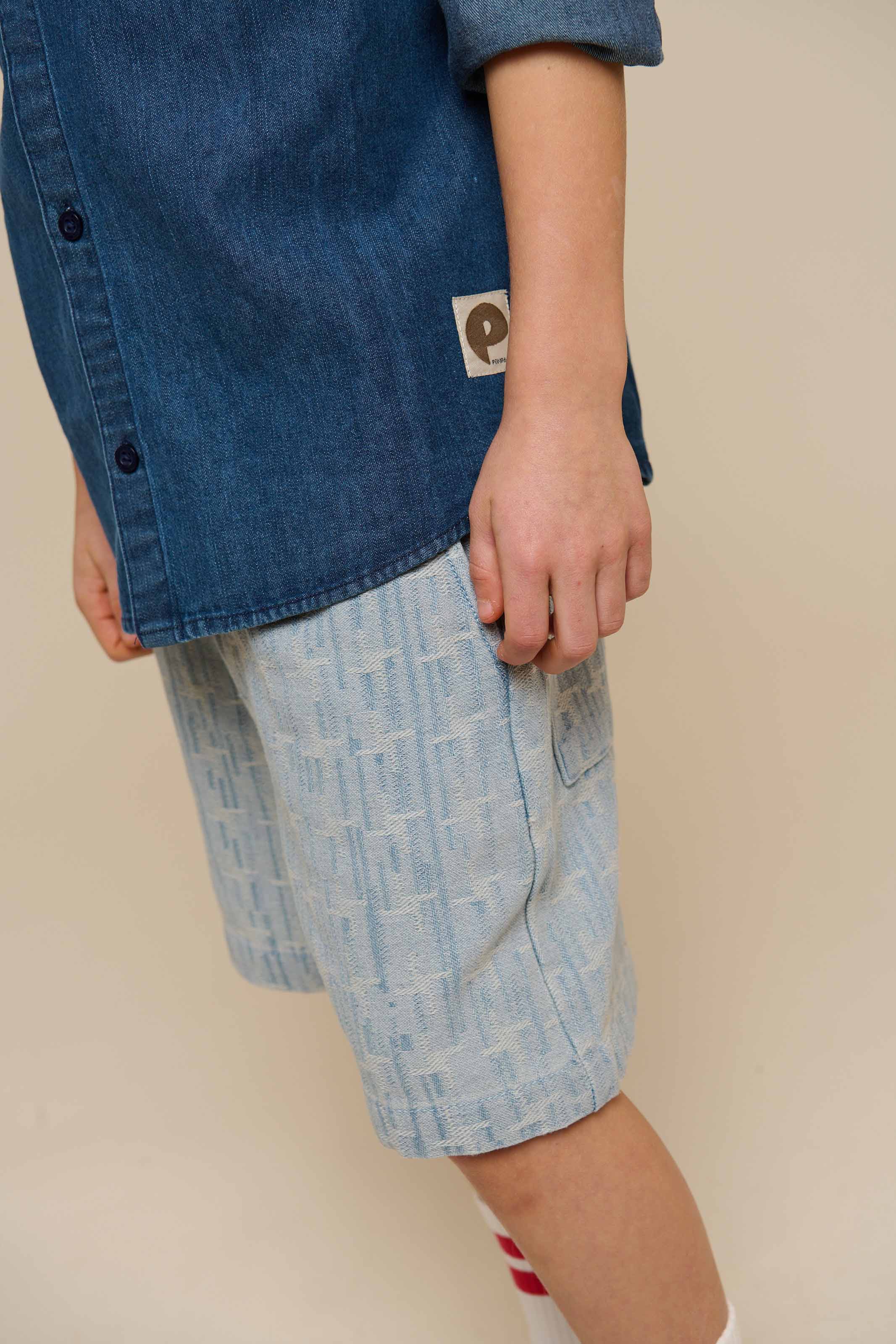 Denim overhemd - Kids - Dark Blue Denim | 100176 Delhi
