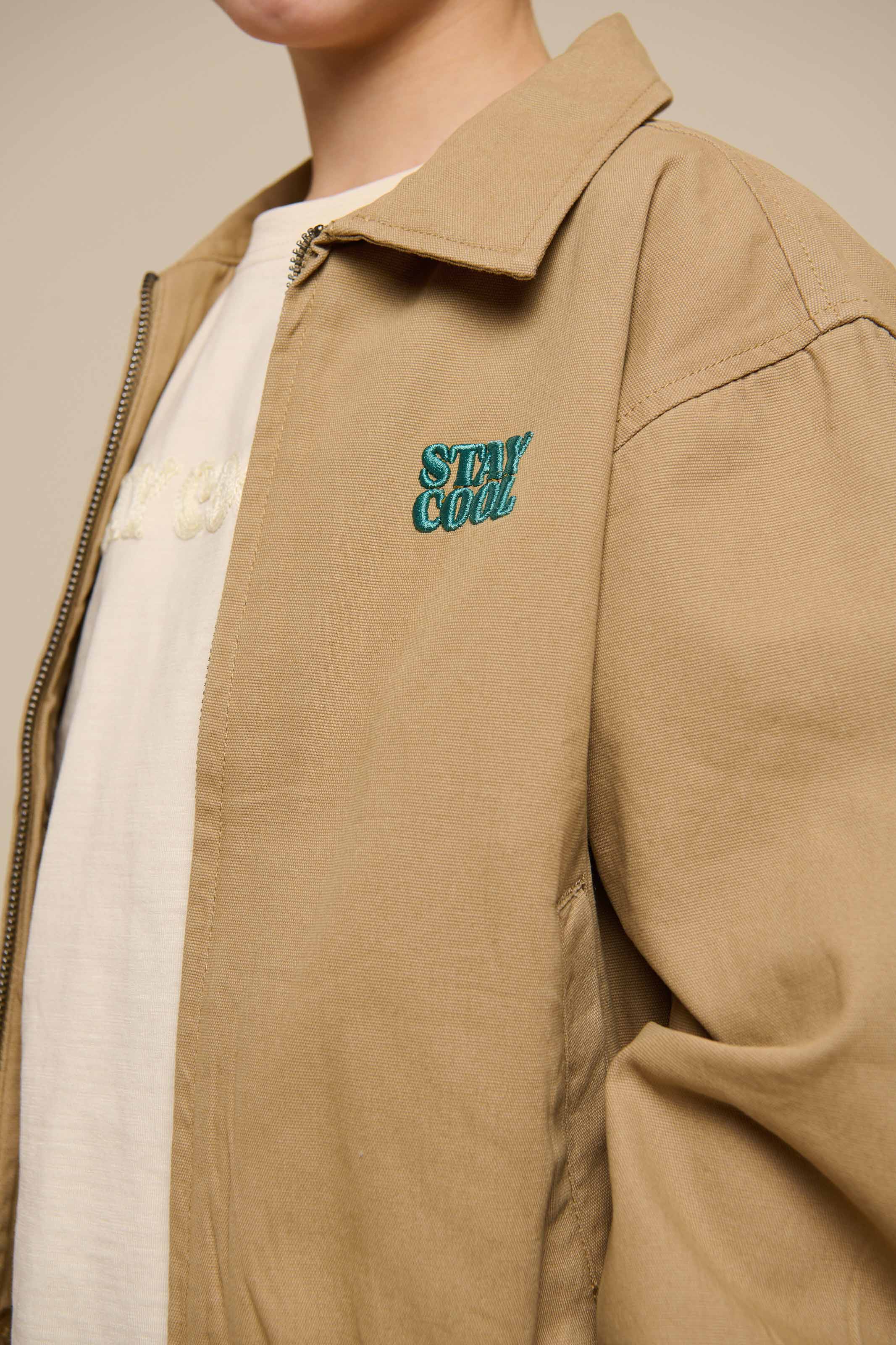 Canvas Bomberjack - Tween - Khaki | 101137 Isack