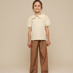 Jerseyblouse met Kraag - Tween - OffWhite | 101278 Nini
