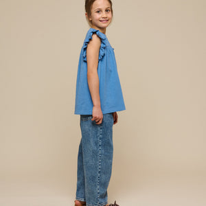 Jersey blouse - Tween - Blue | 101331 Lucia