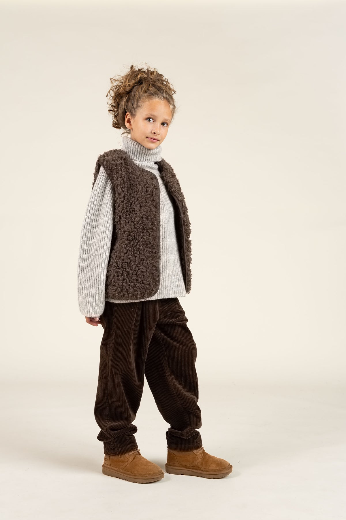 Gewaagde Corduroy Broek - Tween - Chocolate | 100619 Margot