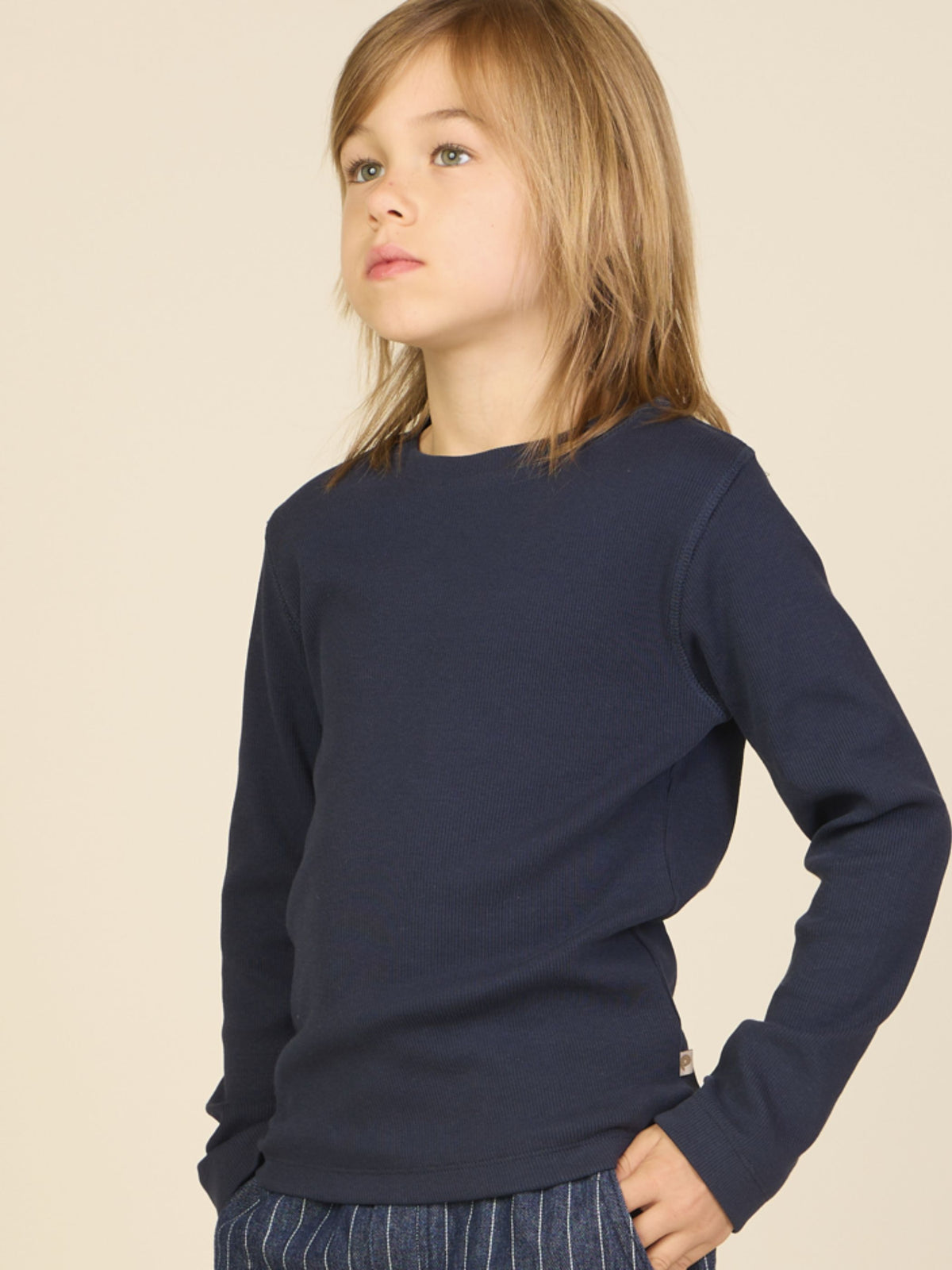Geribd langarmshirt Tween - Navy | 101598 Conrad