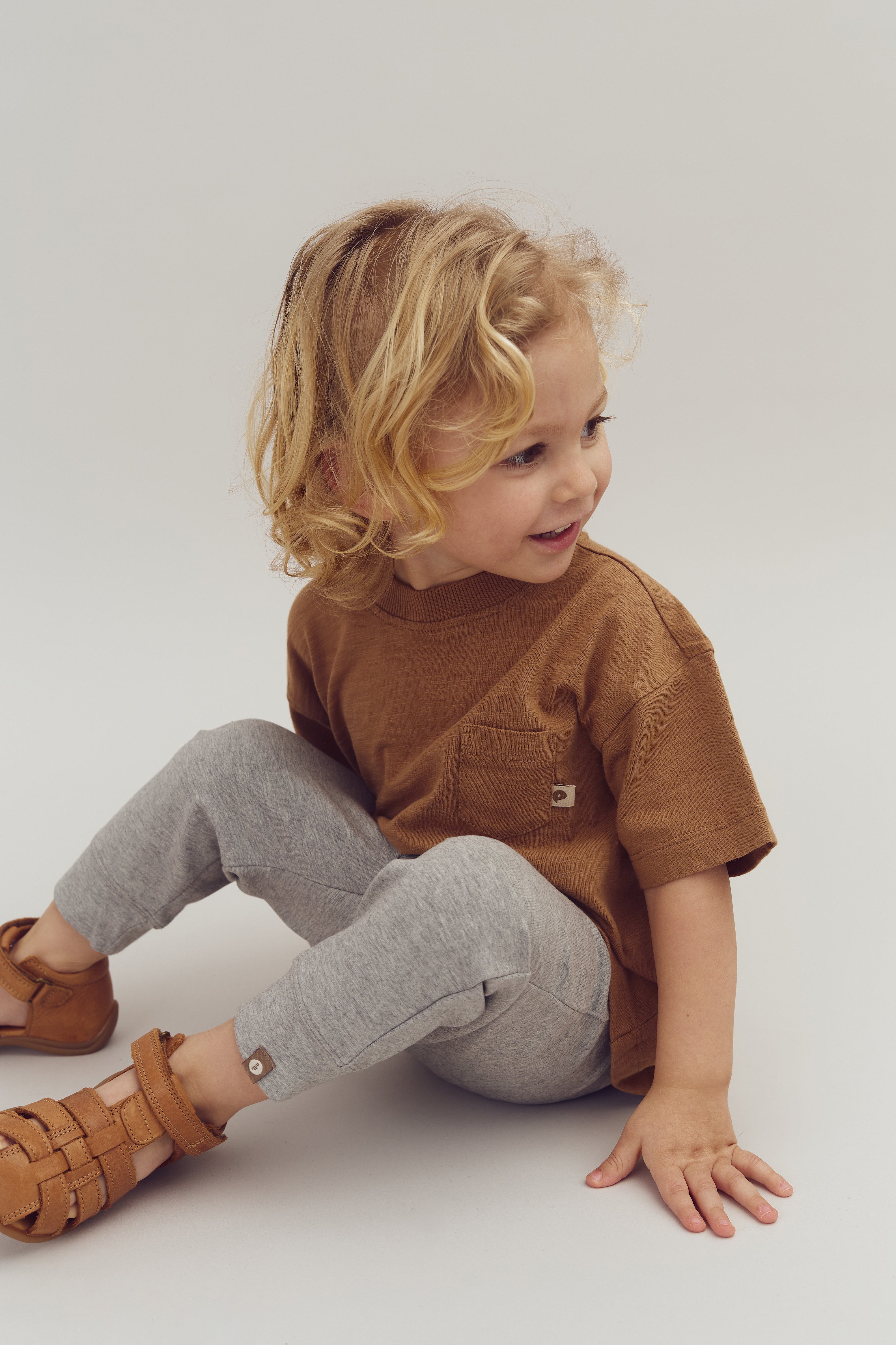 Jersey Broek - Little - Grey Melange