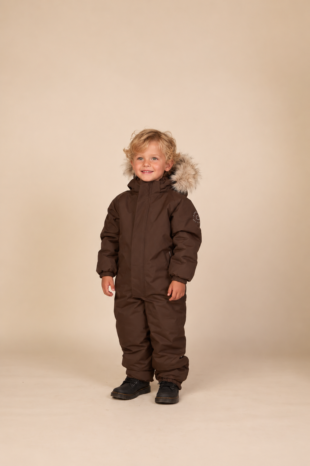 Adventure® sneeuwpak met imitatiebont Kids - Dark Brown | 101424 Sky