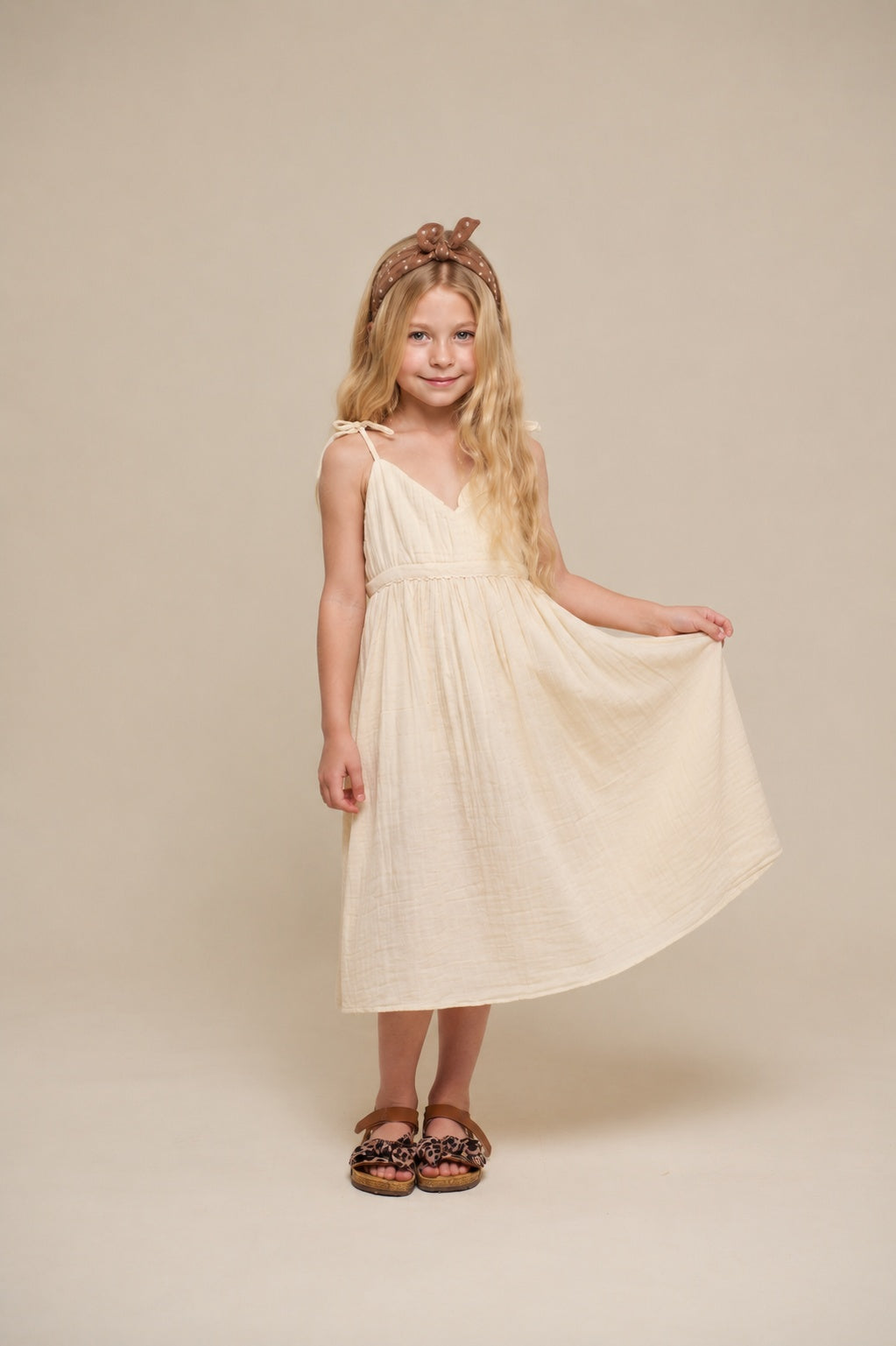Gaze Bandjesjurk - Tween - Off White | 100911 Jasmine
