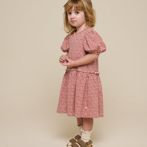 Jersey jurk - Kids - Cherry Red | 101225 Lea