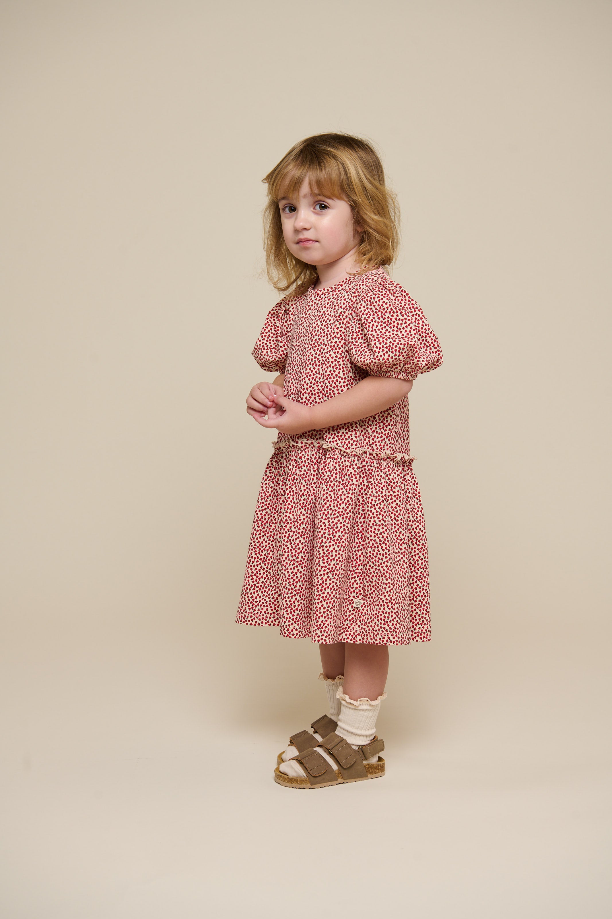 Jersey jurk - Kids - Cherry Red | 101225 Lea