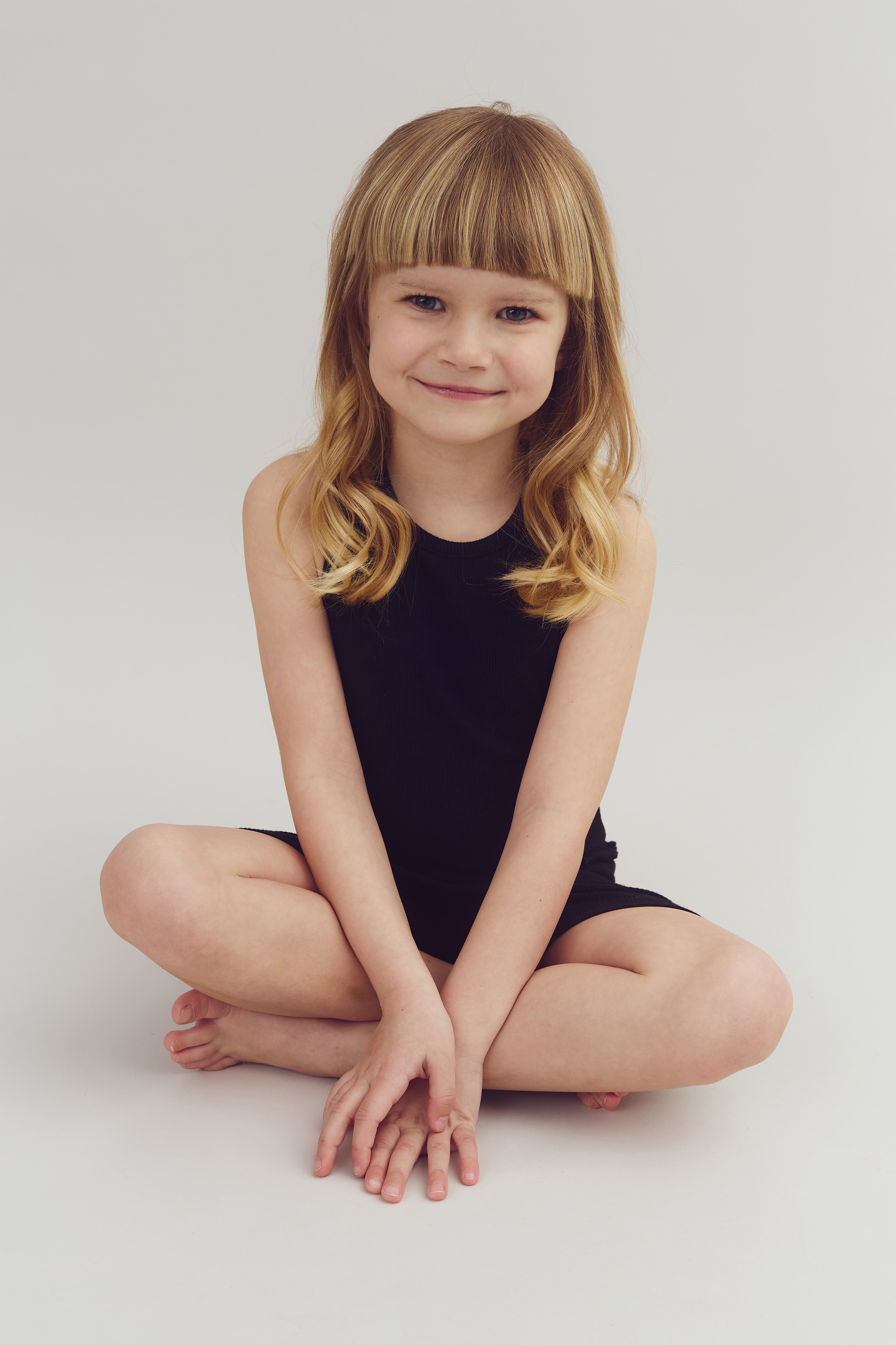 Modal rib top zonder mouwen - Black | 100325 Fiona