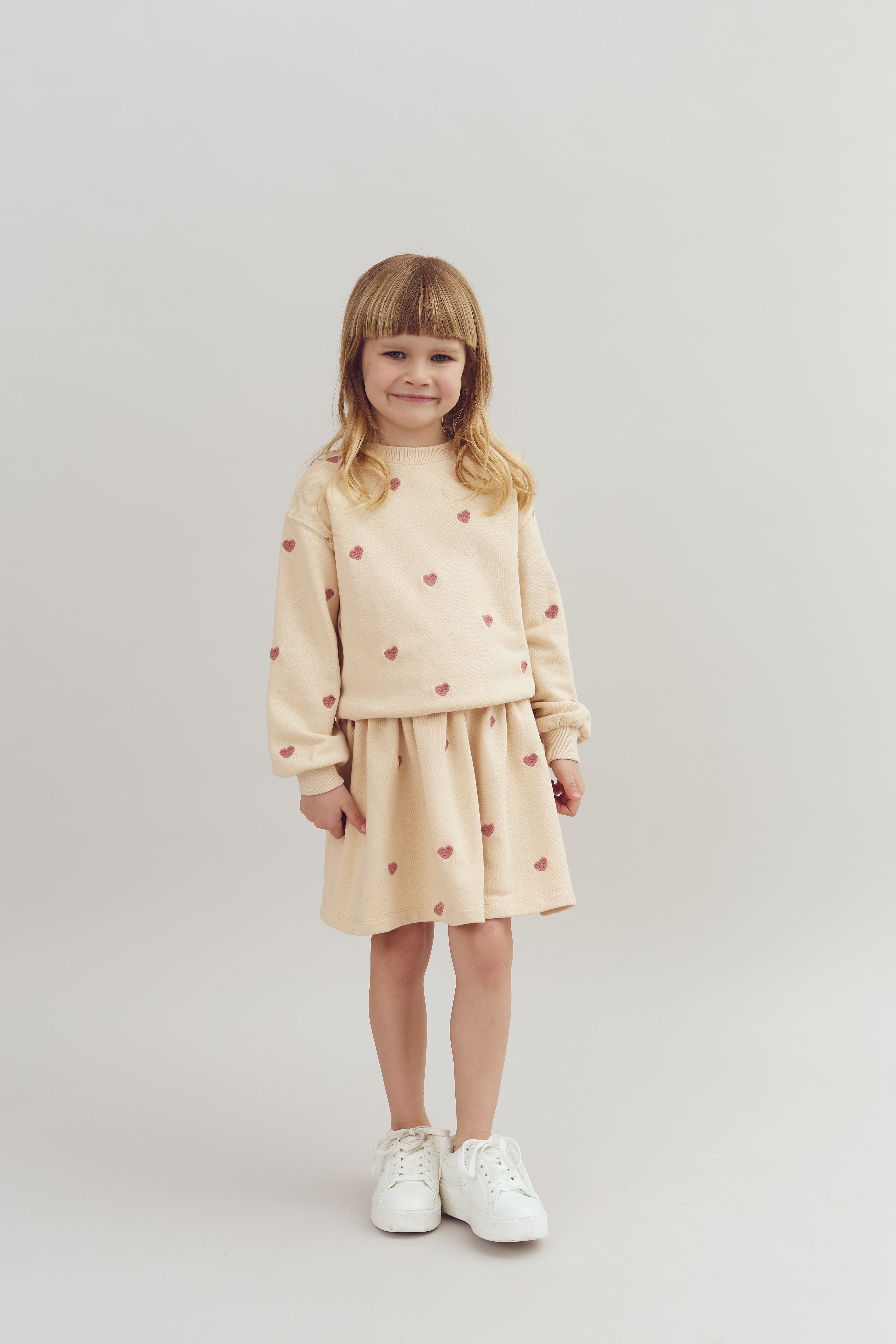 Sweatshirt met borduursel - Rose | 100194 Liva