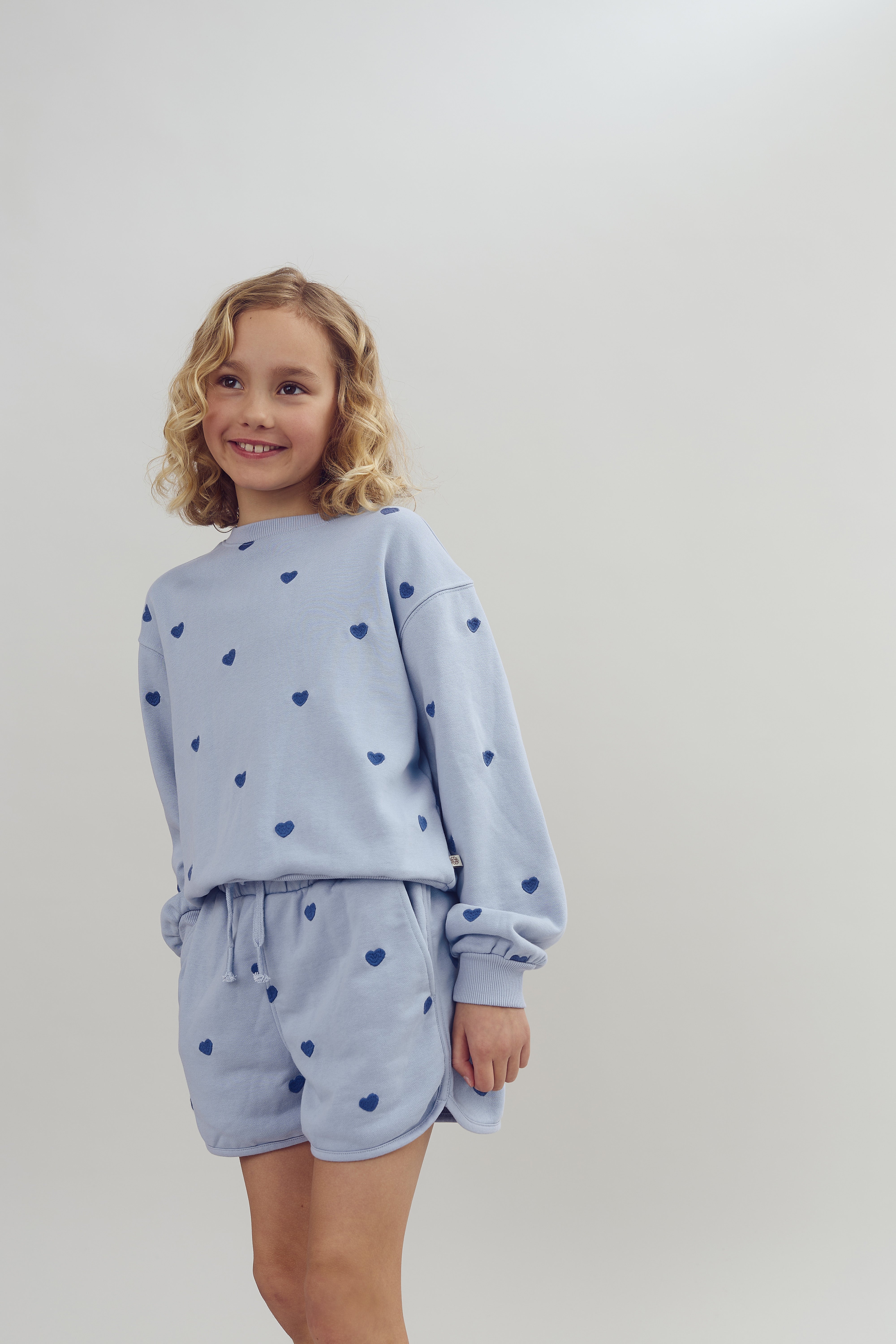 Sweatshirt met borduursel - Tween - Blue | 100414 Liva