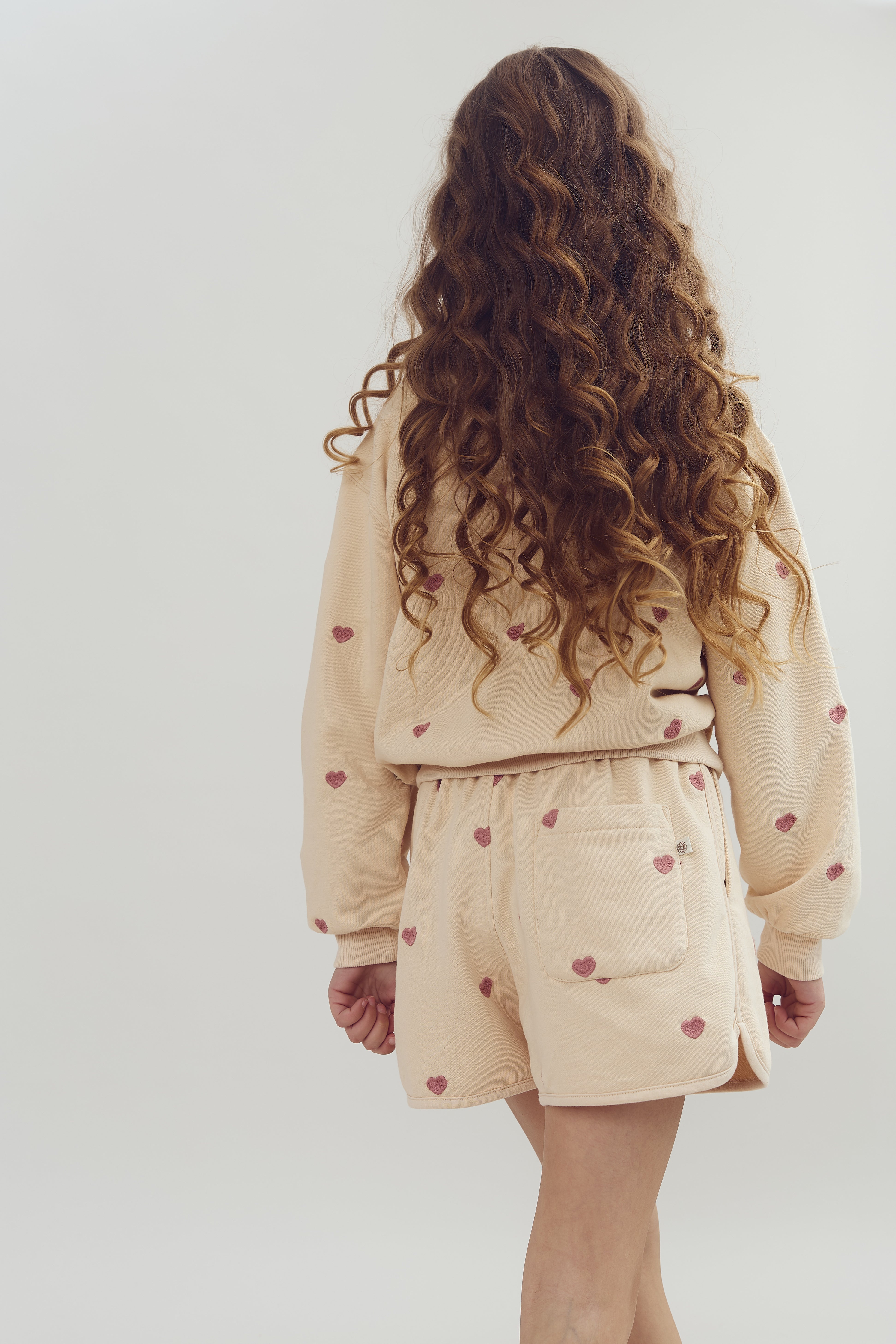 Sweatshirt met borduursel - Tween - Rose | 100415 Liva