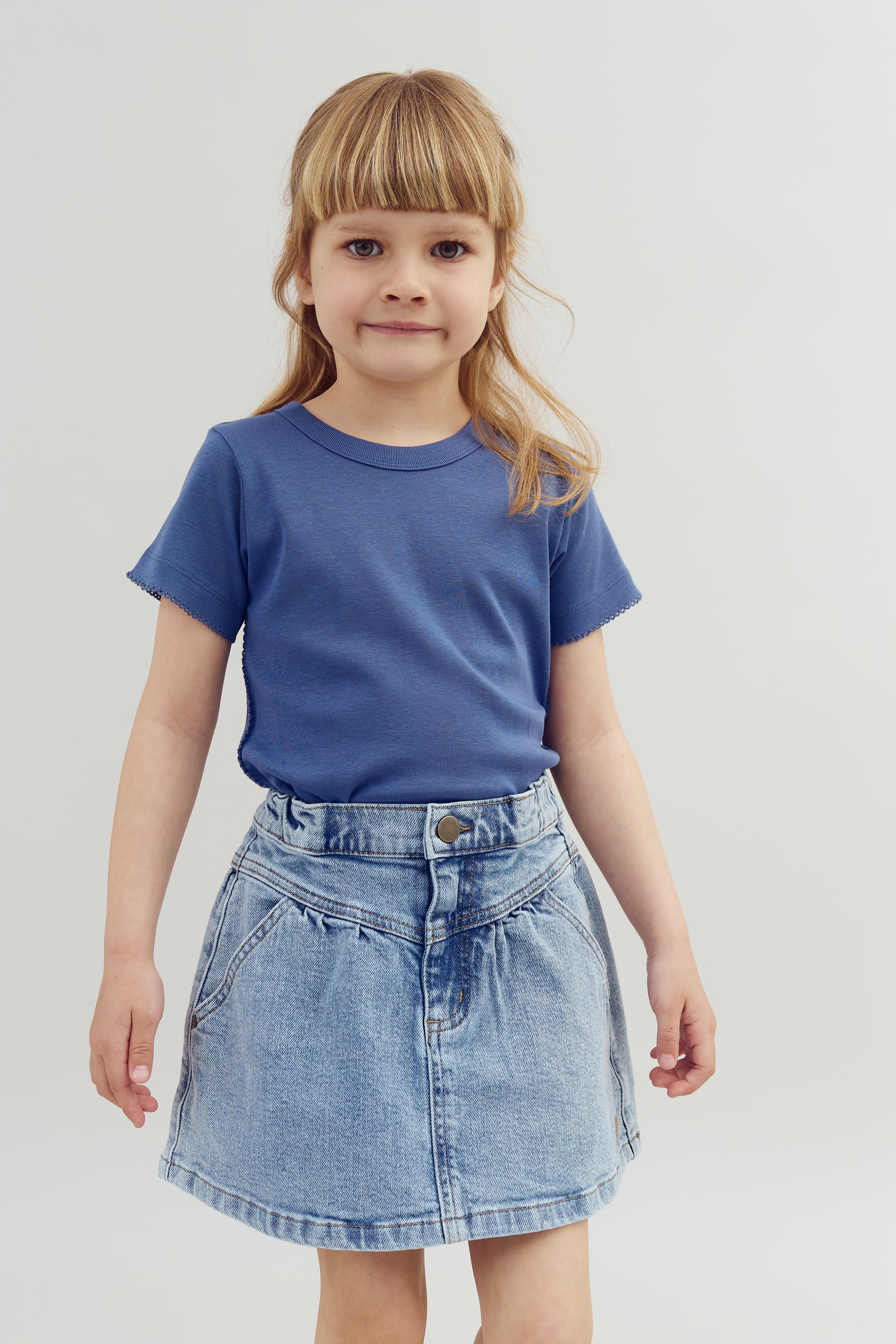 Denim rok - Light Blue Denim | 100107 Eva