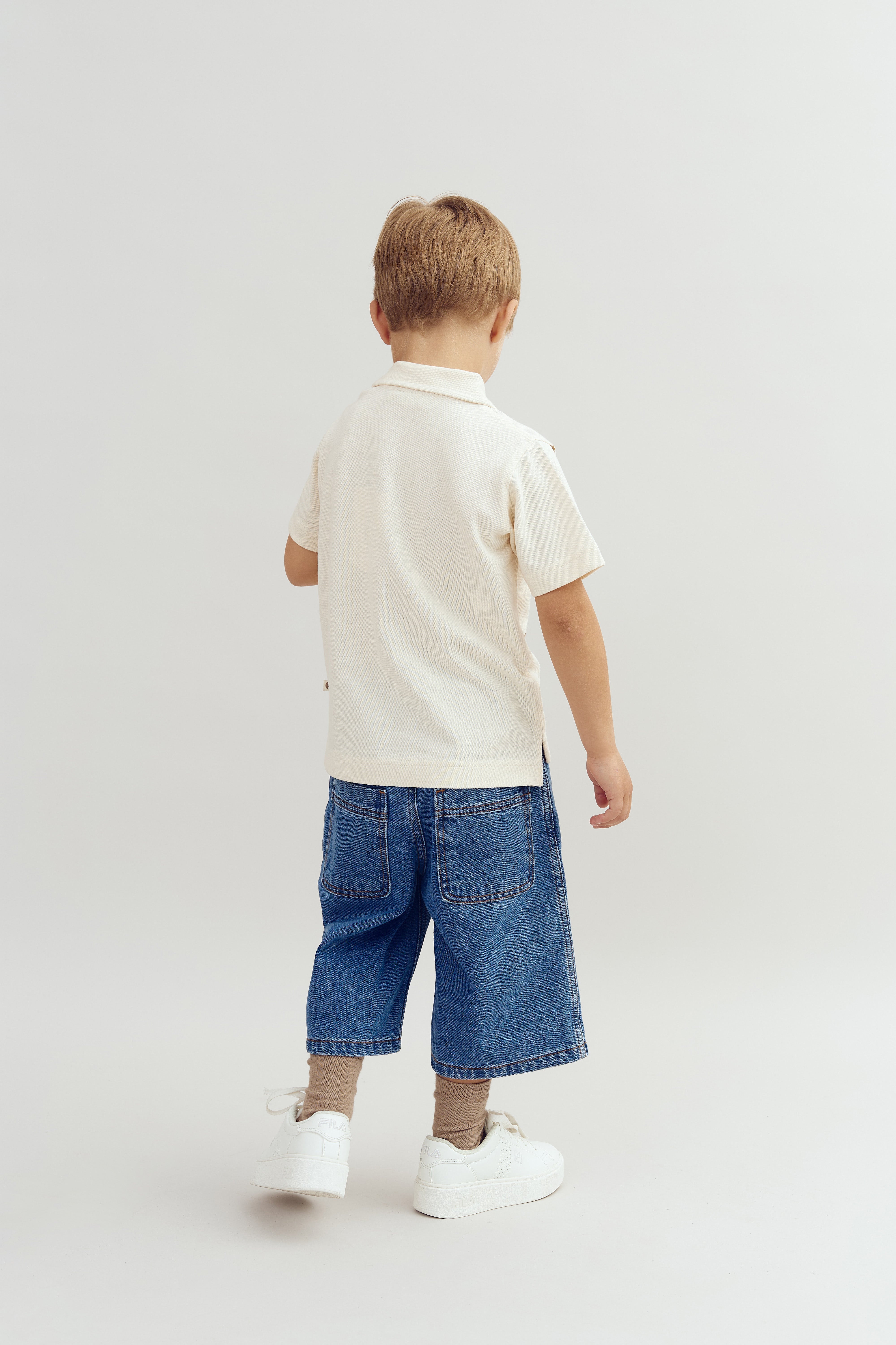Lange denim shorts - Blue Denim | 100106 Storm