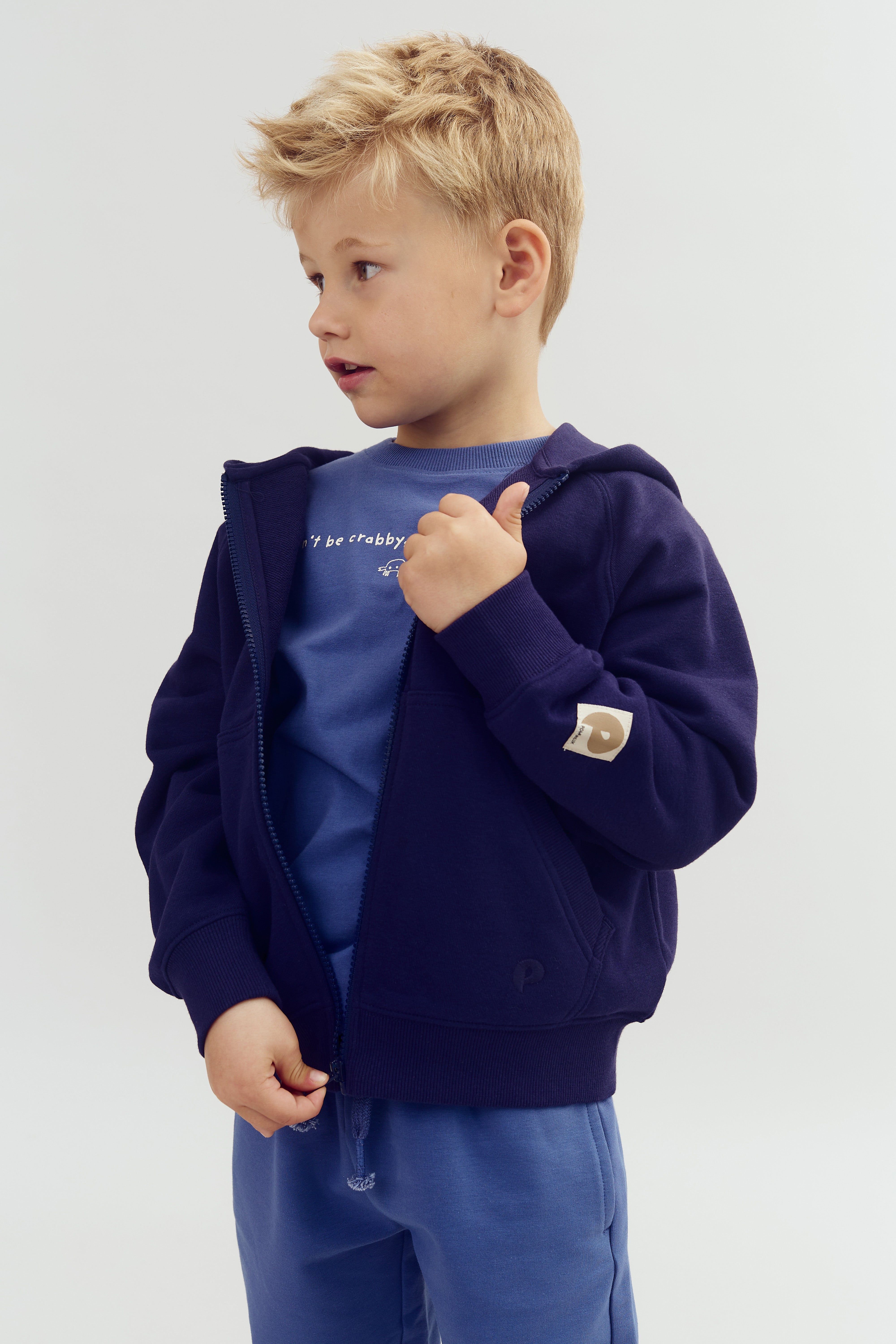 Joggingbroek met ribboorden - Dusty Cobalt | 100211 Ryan