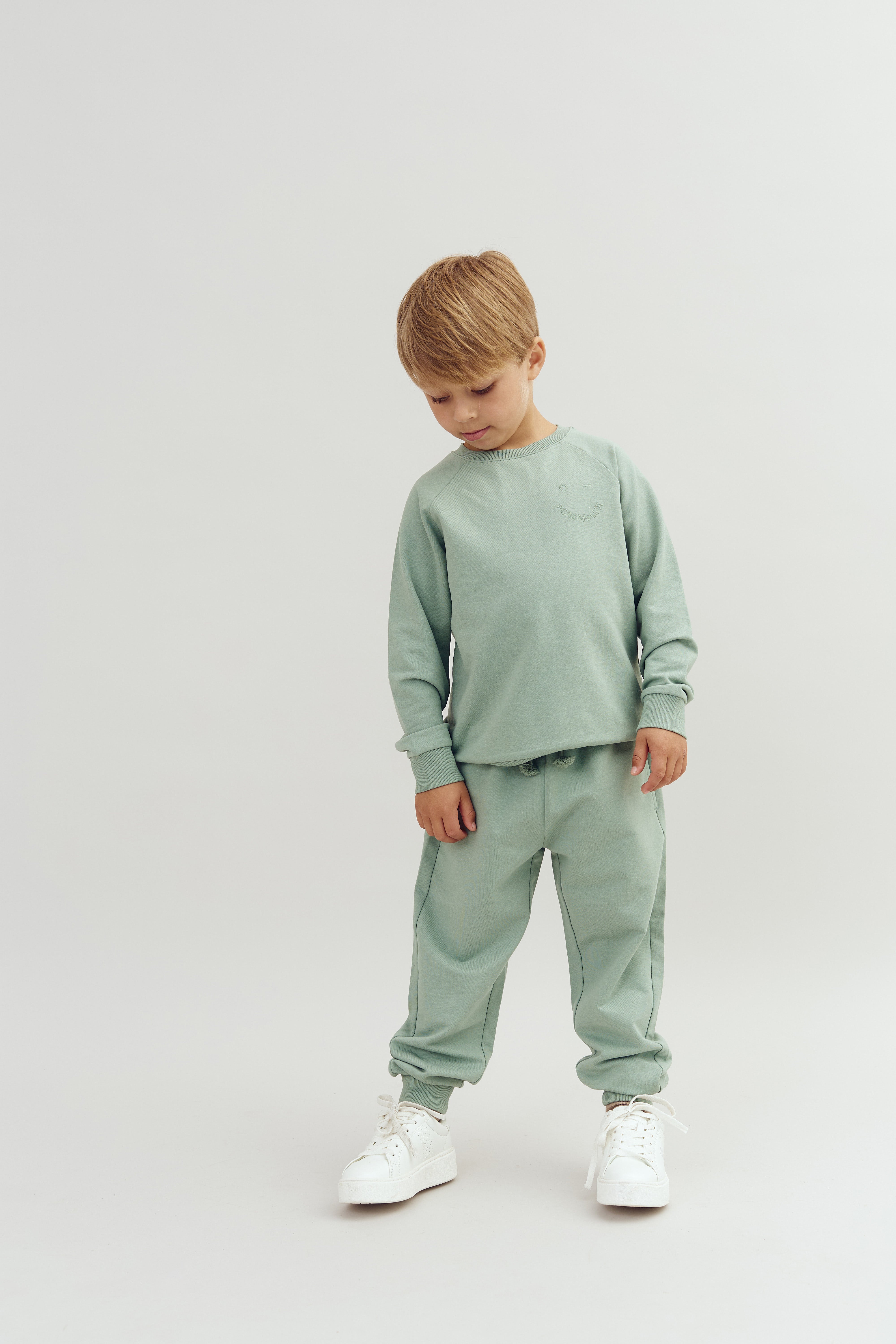 Joggingbroek met ribboorden - Green | 100210 Ryan