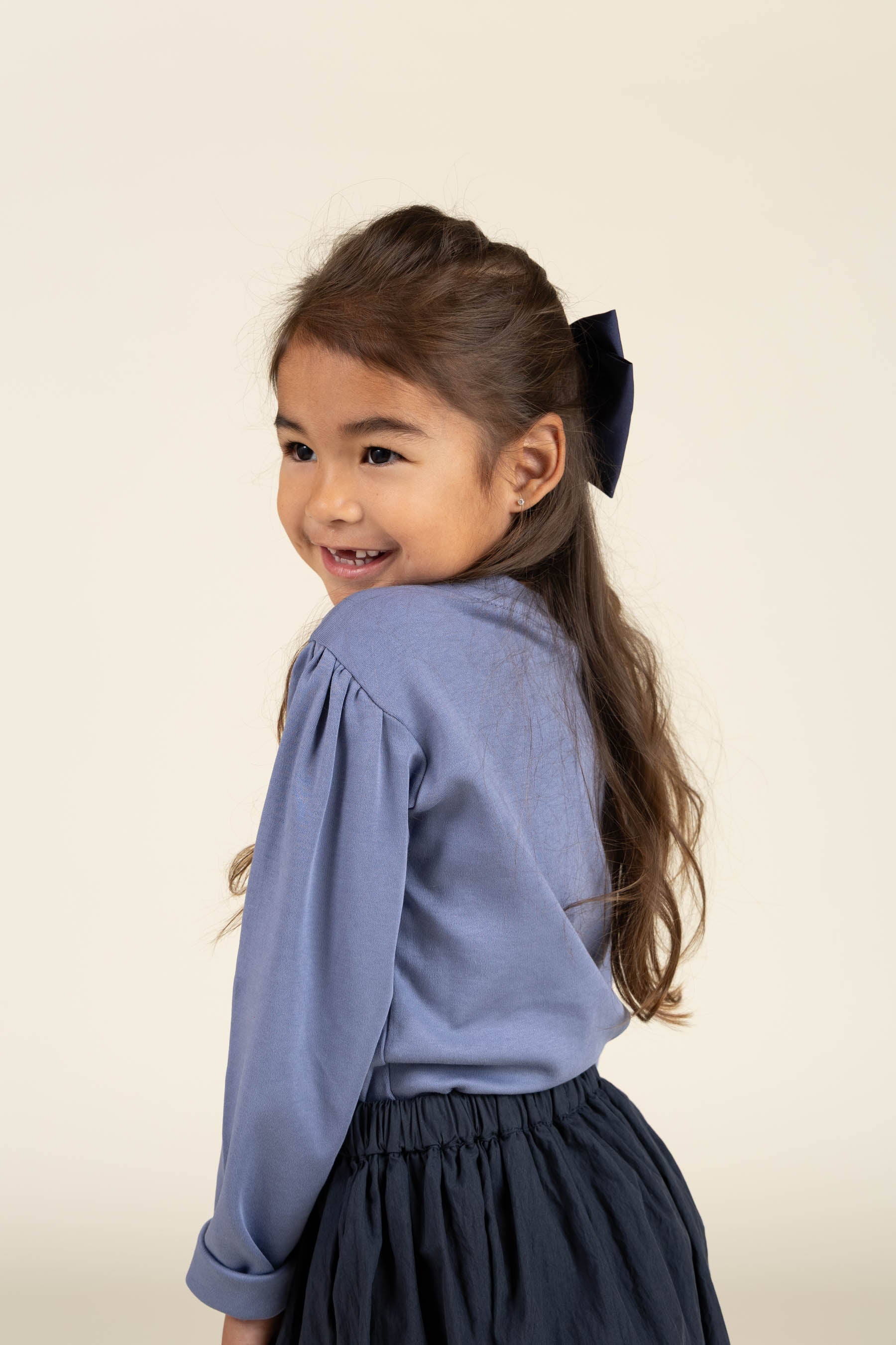 Longsleeve T-shirt met Frontprint- Kids - Blue | 100850 Kendell