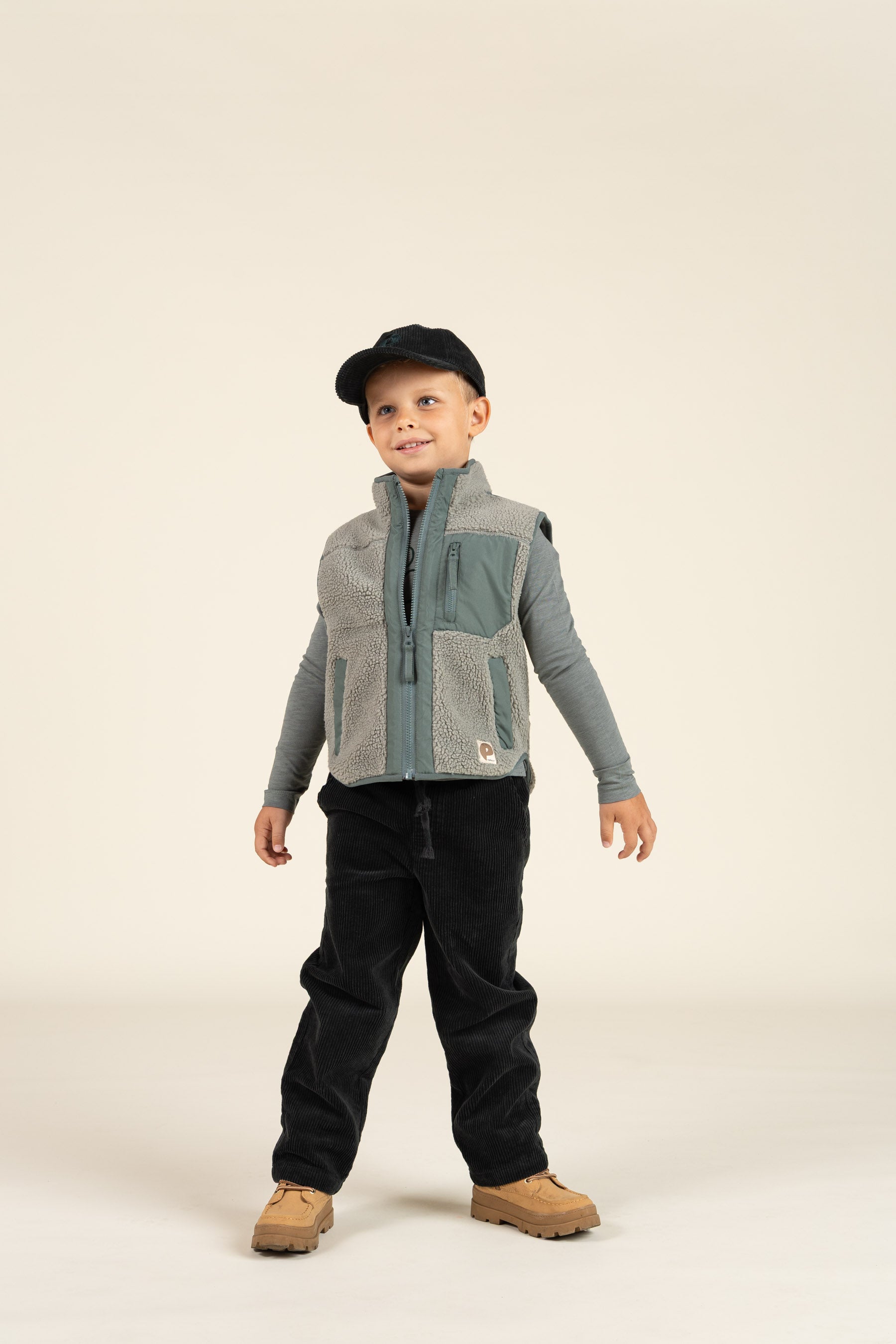 Vest met rits - All - Dusty Green | 100635 Elliot