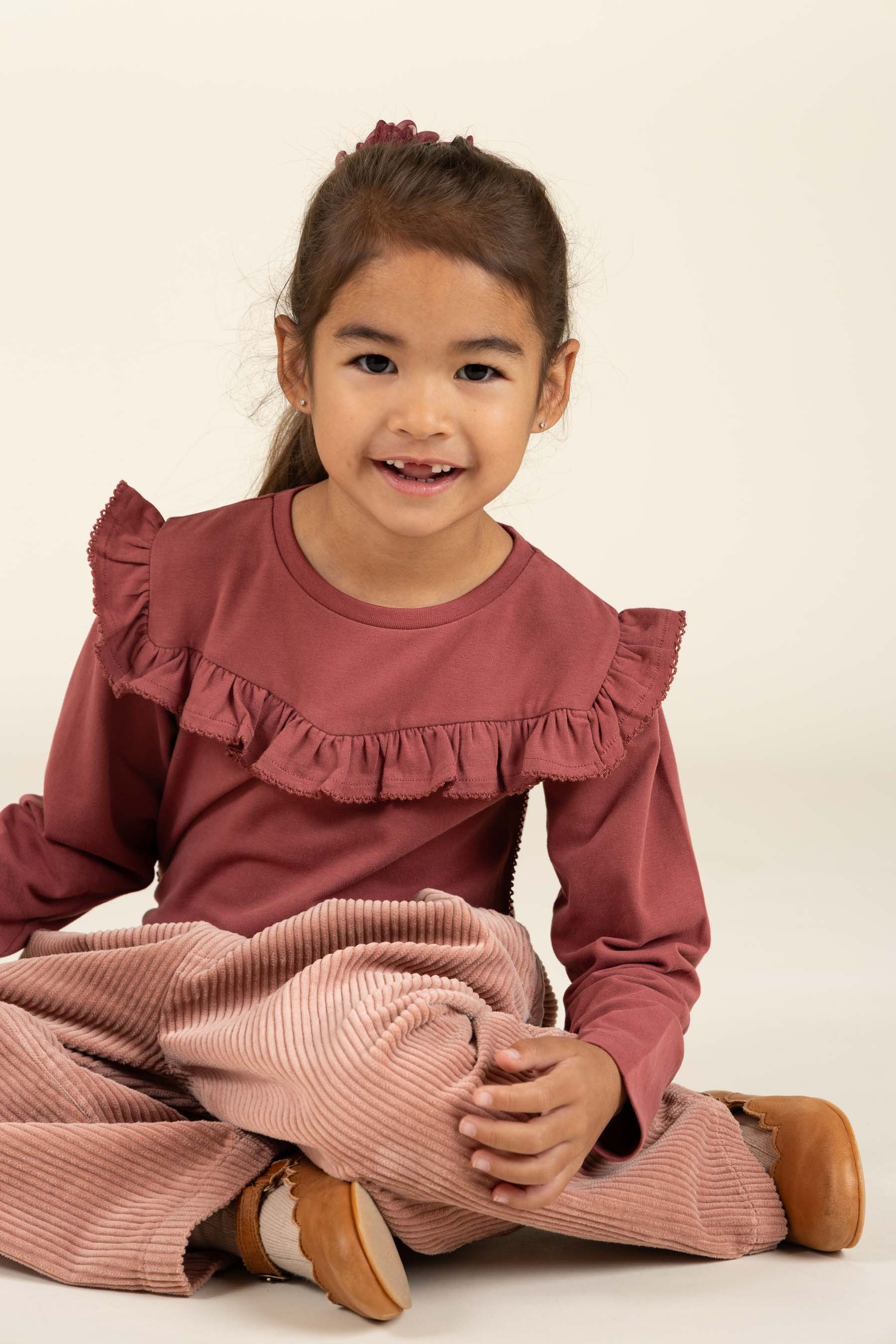 Gewaagde Corduroy Pull-on Broek - Kids - Rose | 100620 Margot