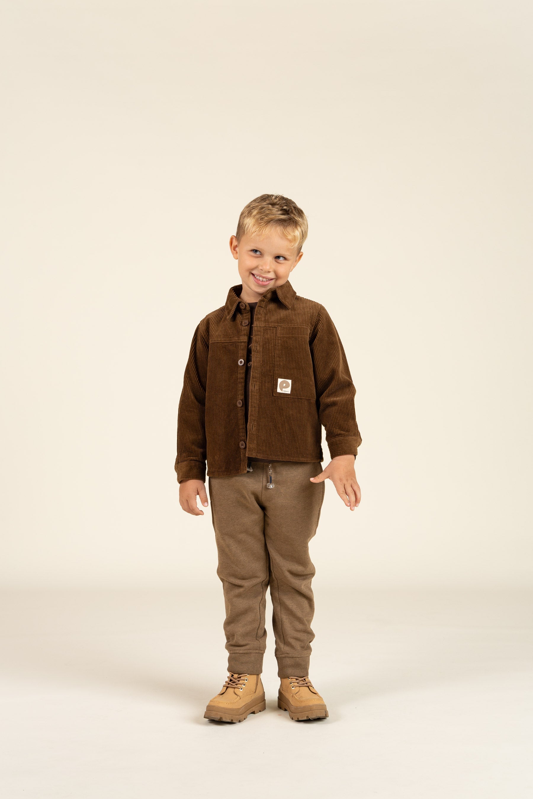 Zweetbroek - Kids - Coffe Melange | 100896 Justin