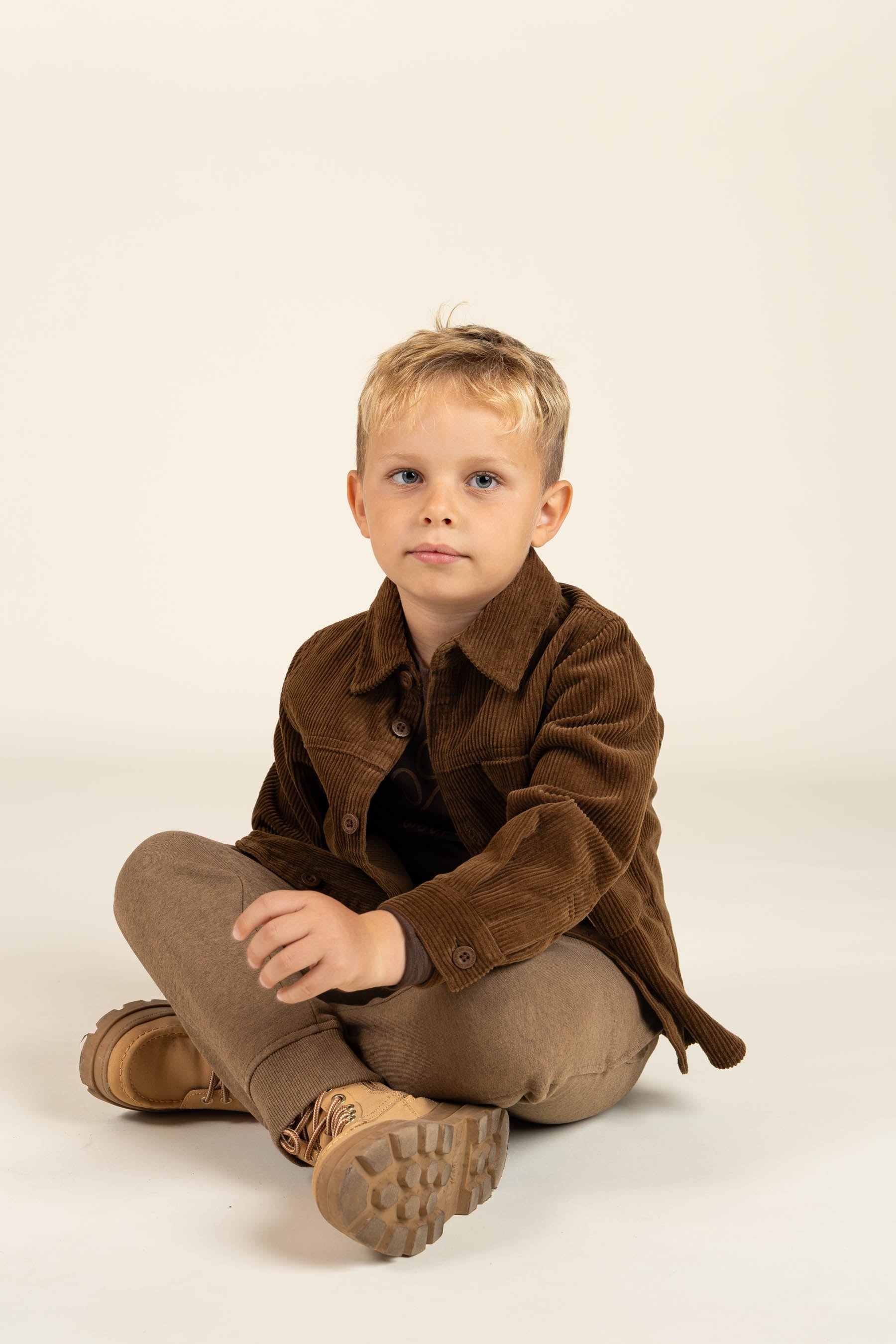 Zweetbroek - Kids - Coffe Melange | 100896 Justin