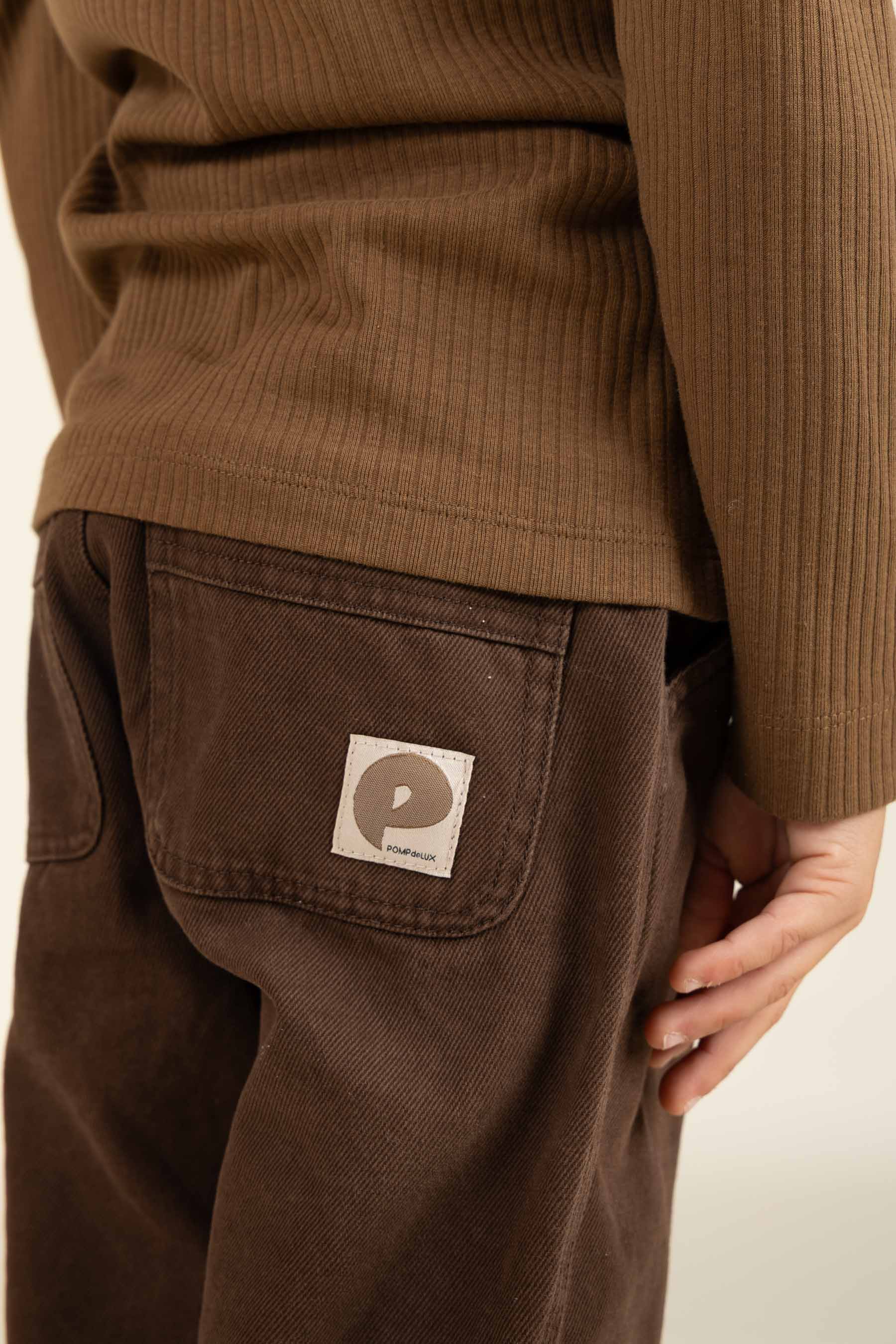Keperstof Broek - Kids - Chocolate | 100606 Carter