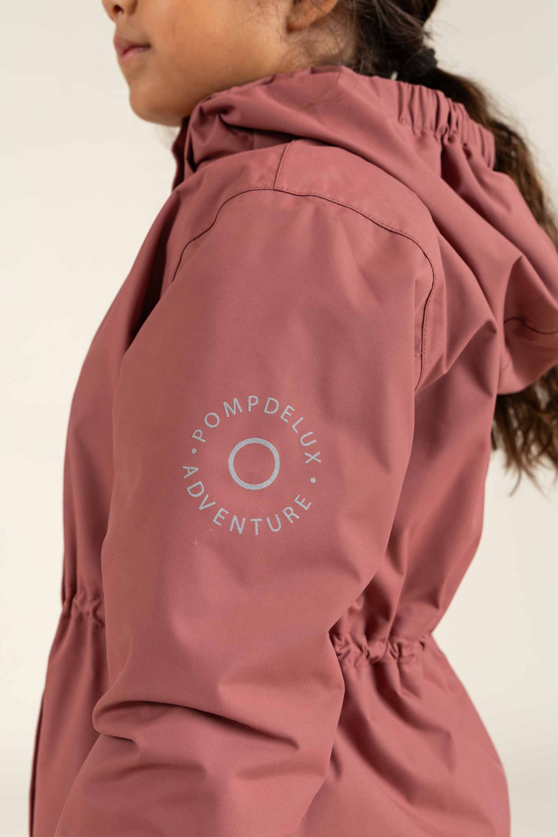 Shell-jas met trekkoord - Tween - Vintage Red | 100496 Lucy