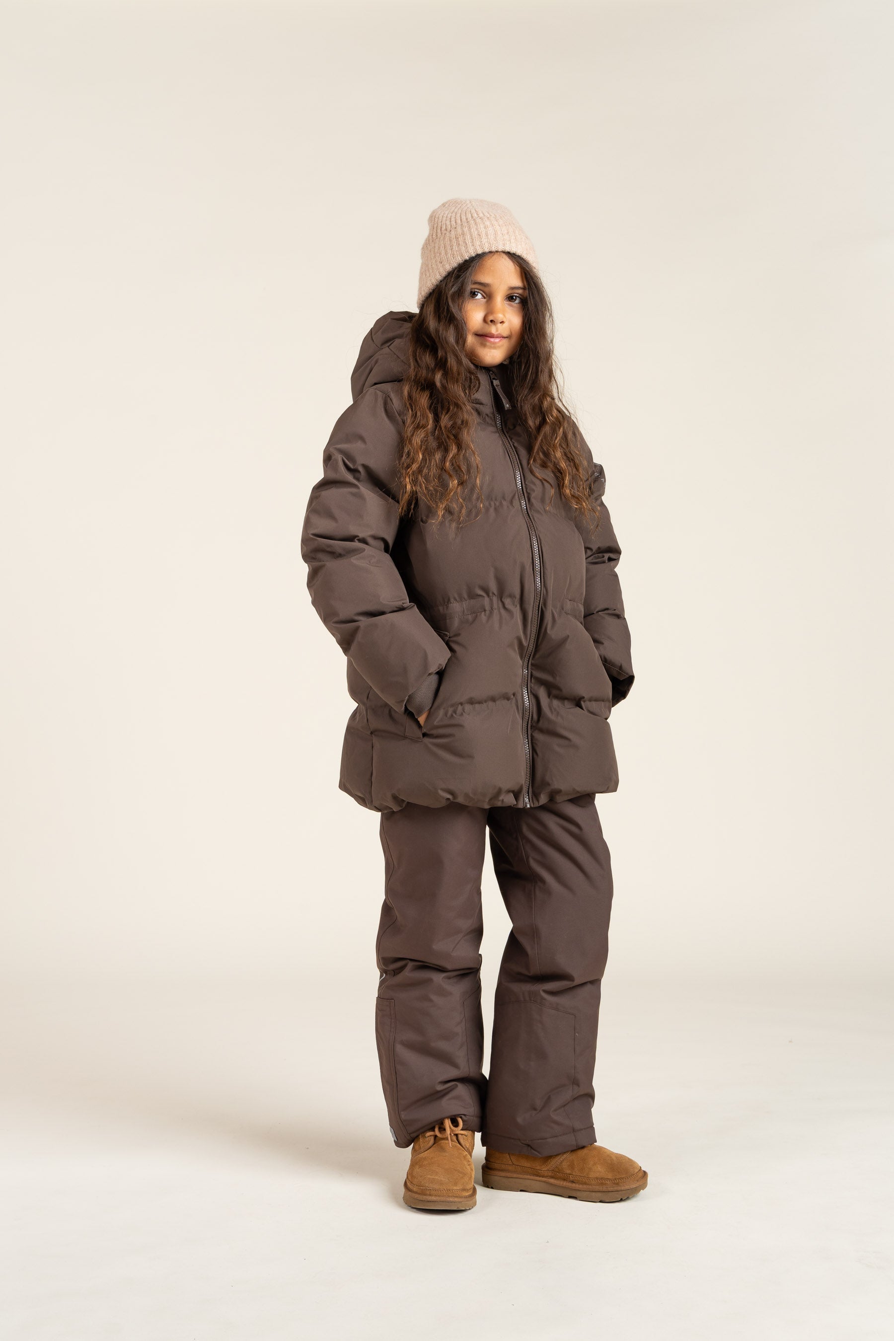 Winterjas met koord - Tween - Chocolate | 100537 Elenor