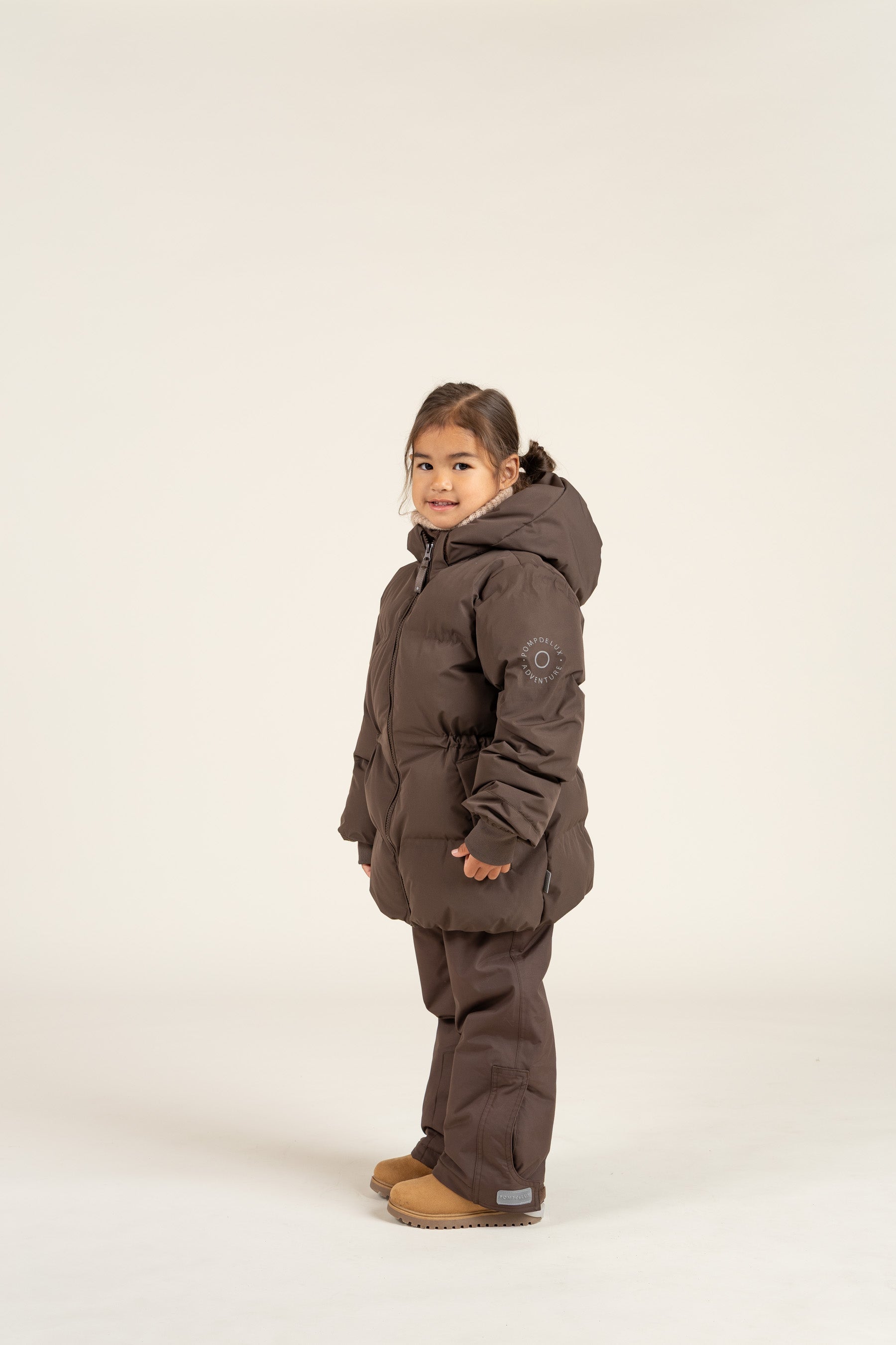 Winterjas met koord - Kids - Chocolate | 100536 Elenor