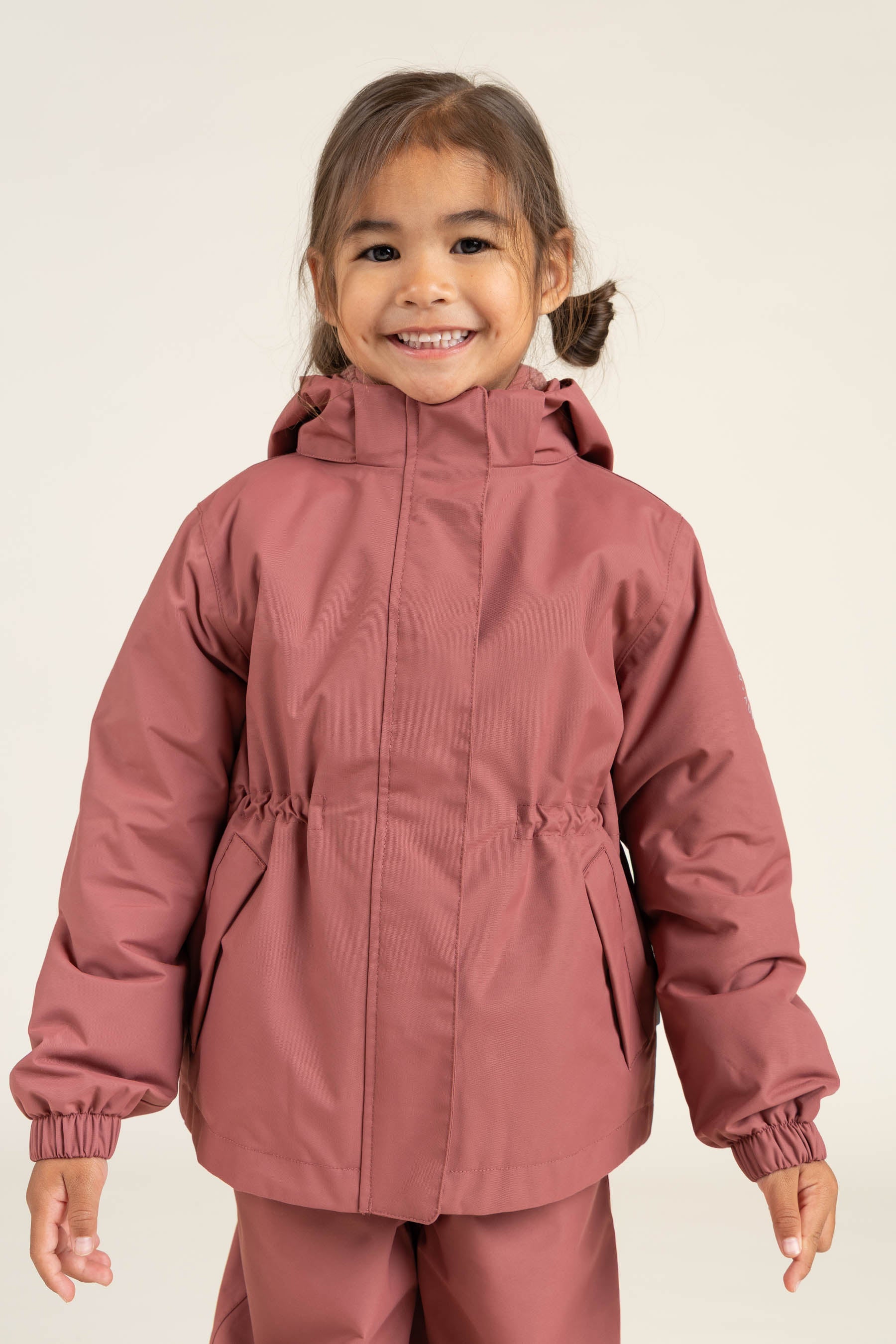 Shell-jas met trekkoord - Kids - Vintage Red | 100495 Lucy