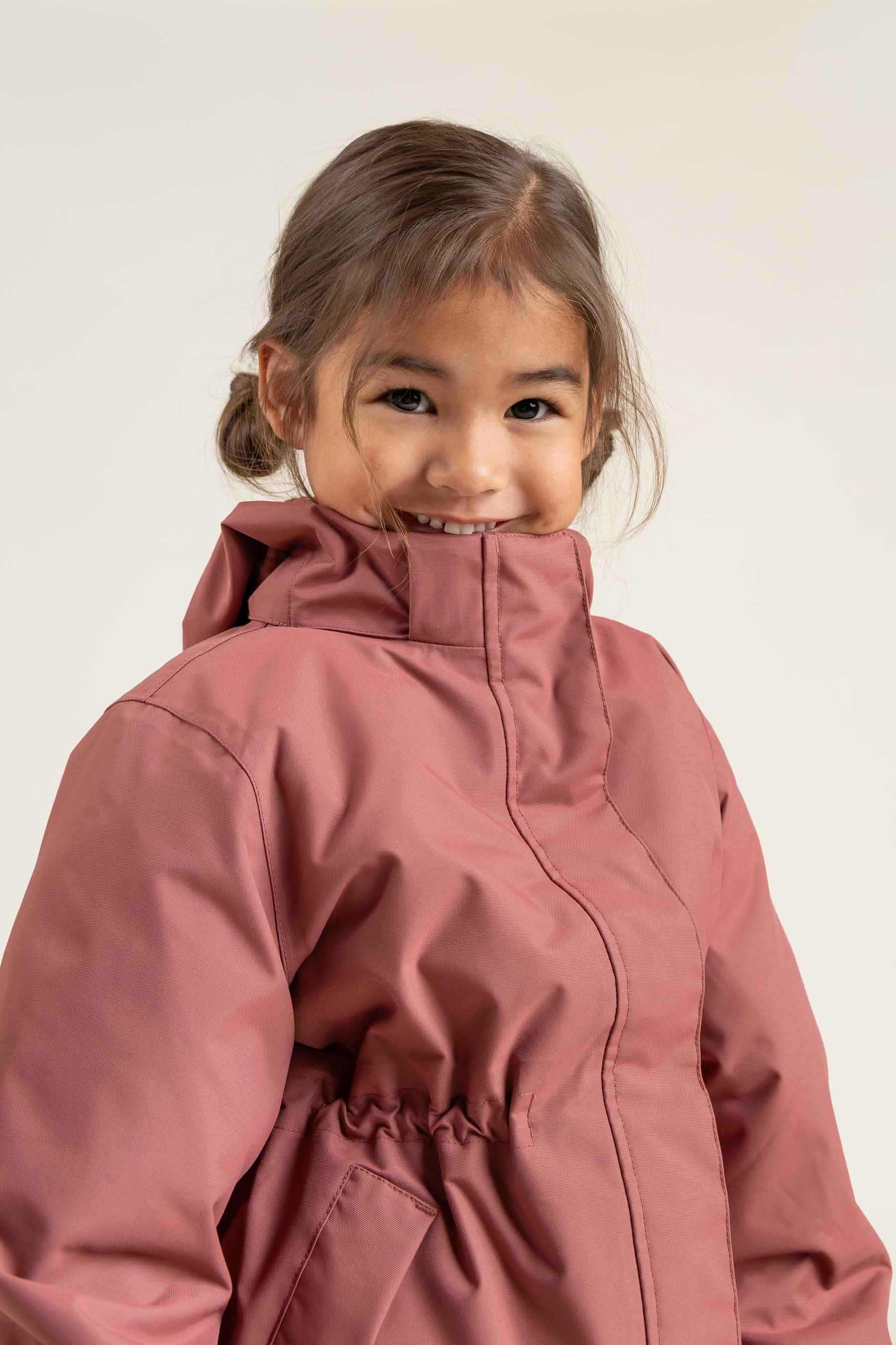 Shell-jas met trekkoord - Kids - Vintage Red | 100495 Lucy
