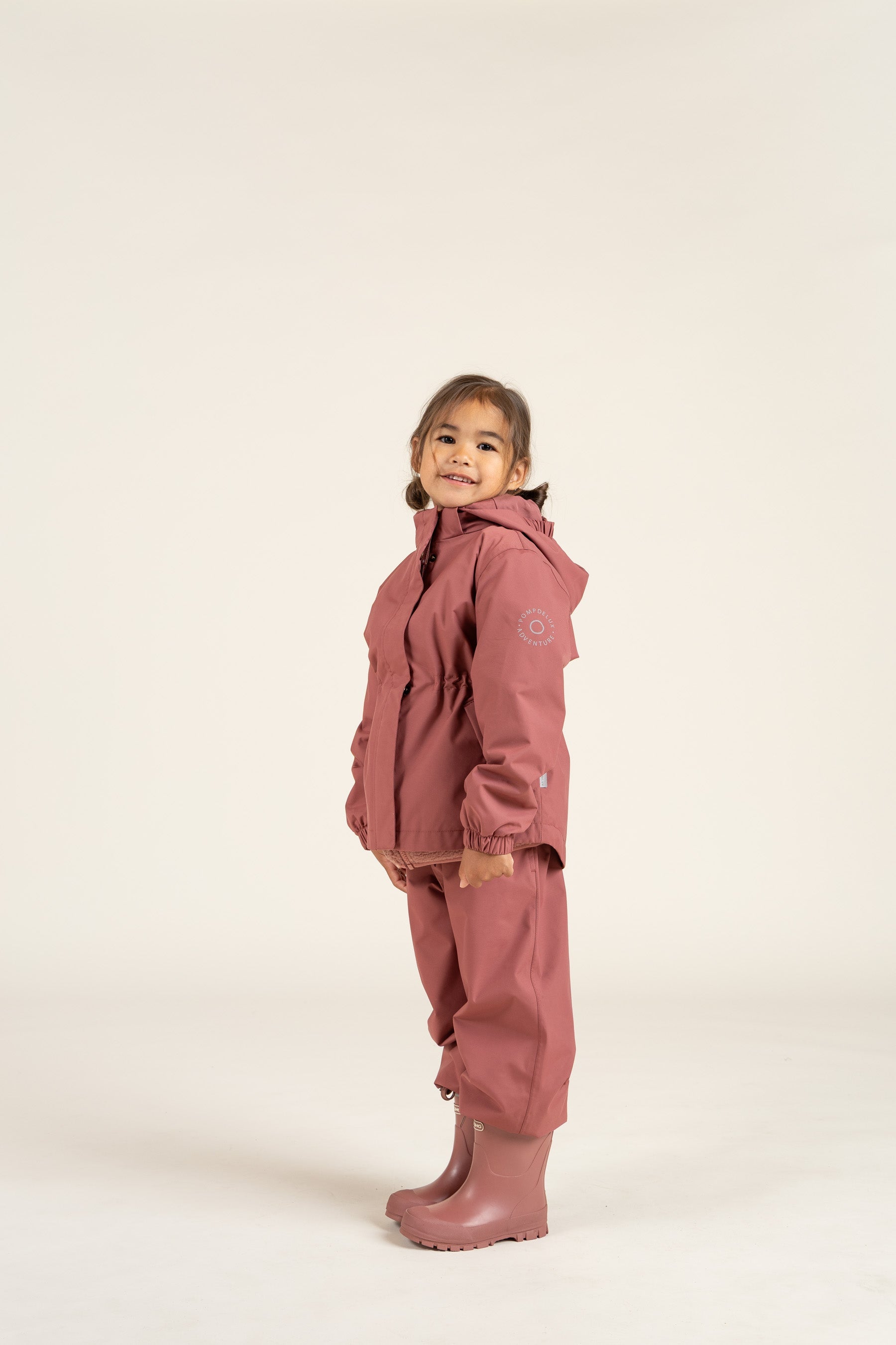 Shell-jas met trekkoord - Kids - Vintage Red | 100495 Lucy