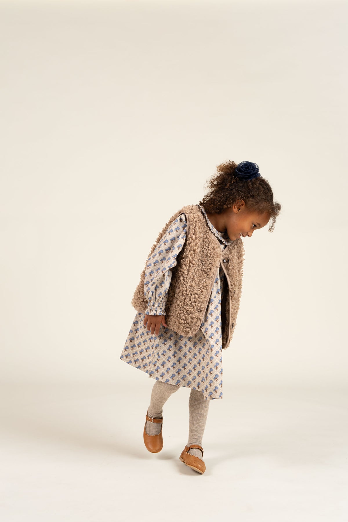 Bodywarmer van imitatiebont - Kids - Caffe Latte | 100550 Ellie